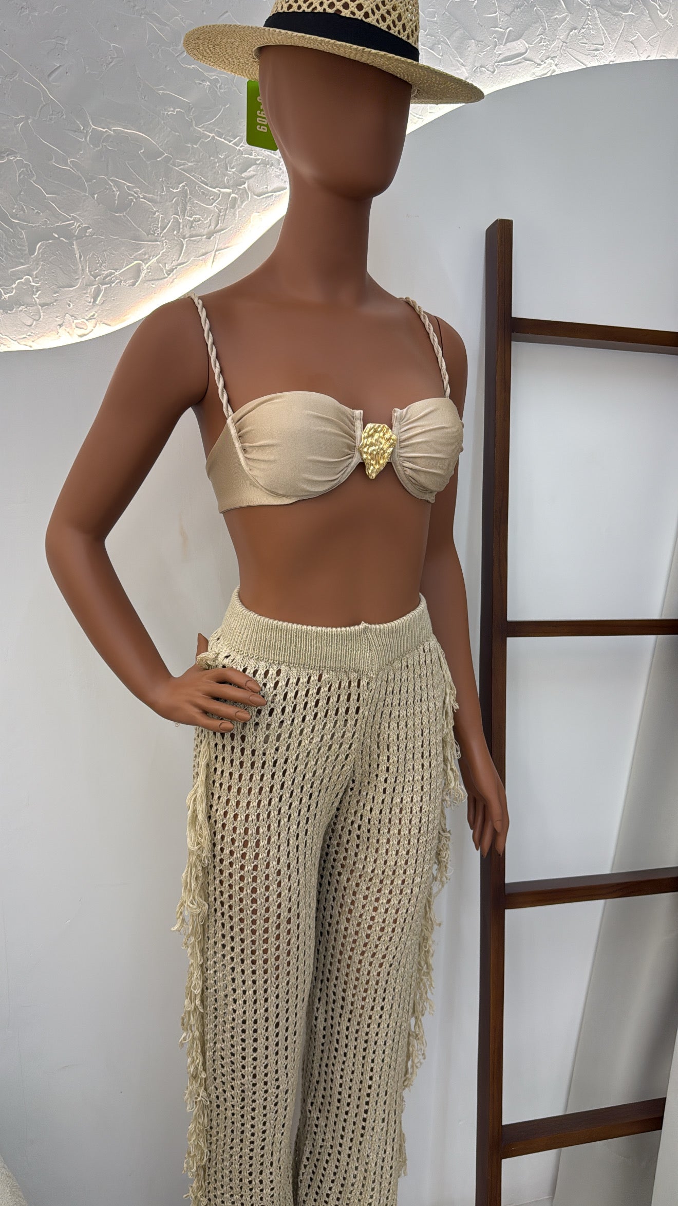 Calça de tricô Giovana