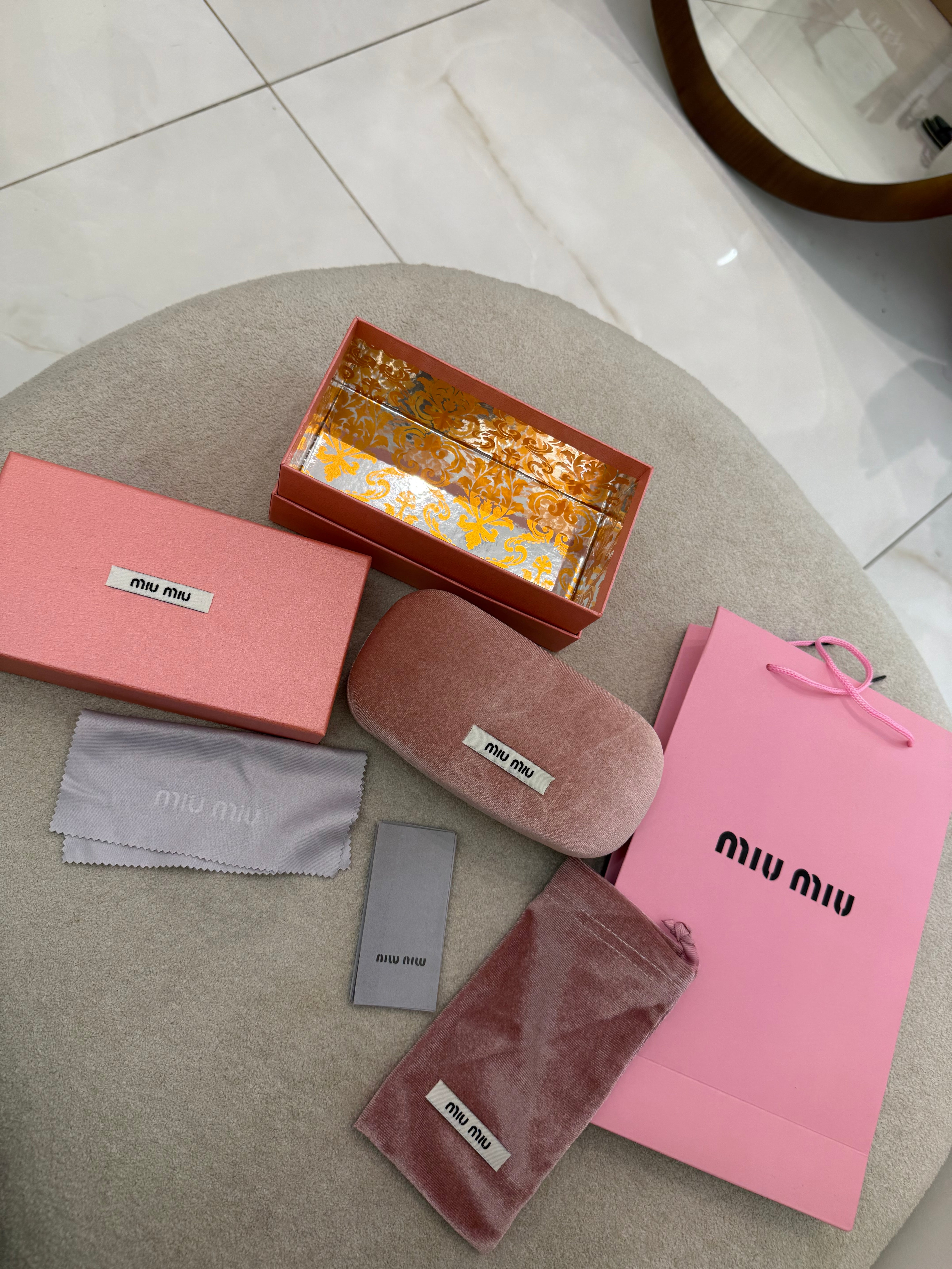 Kit caixinha Miu Miu