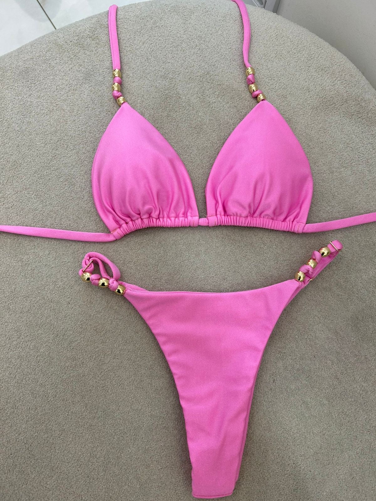 Cortininha Pipa Rosa Bebê