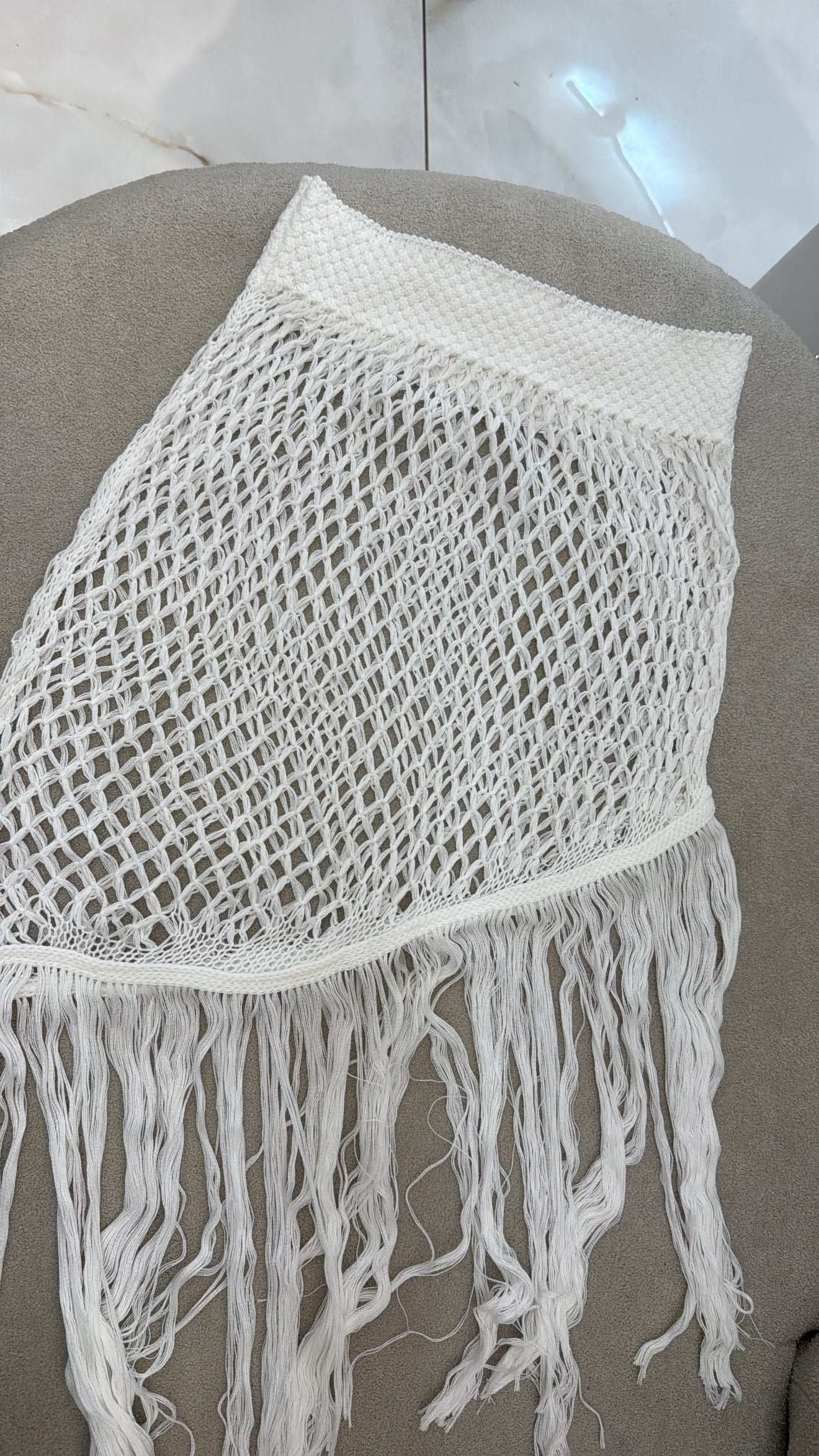 Saia Tricô Transversal