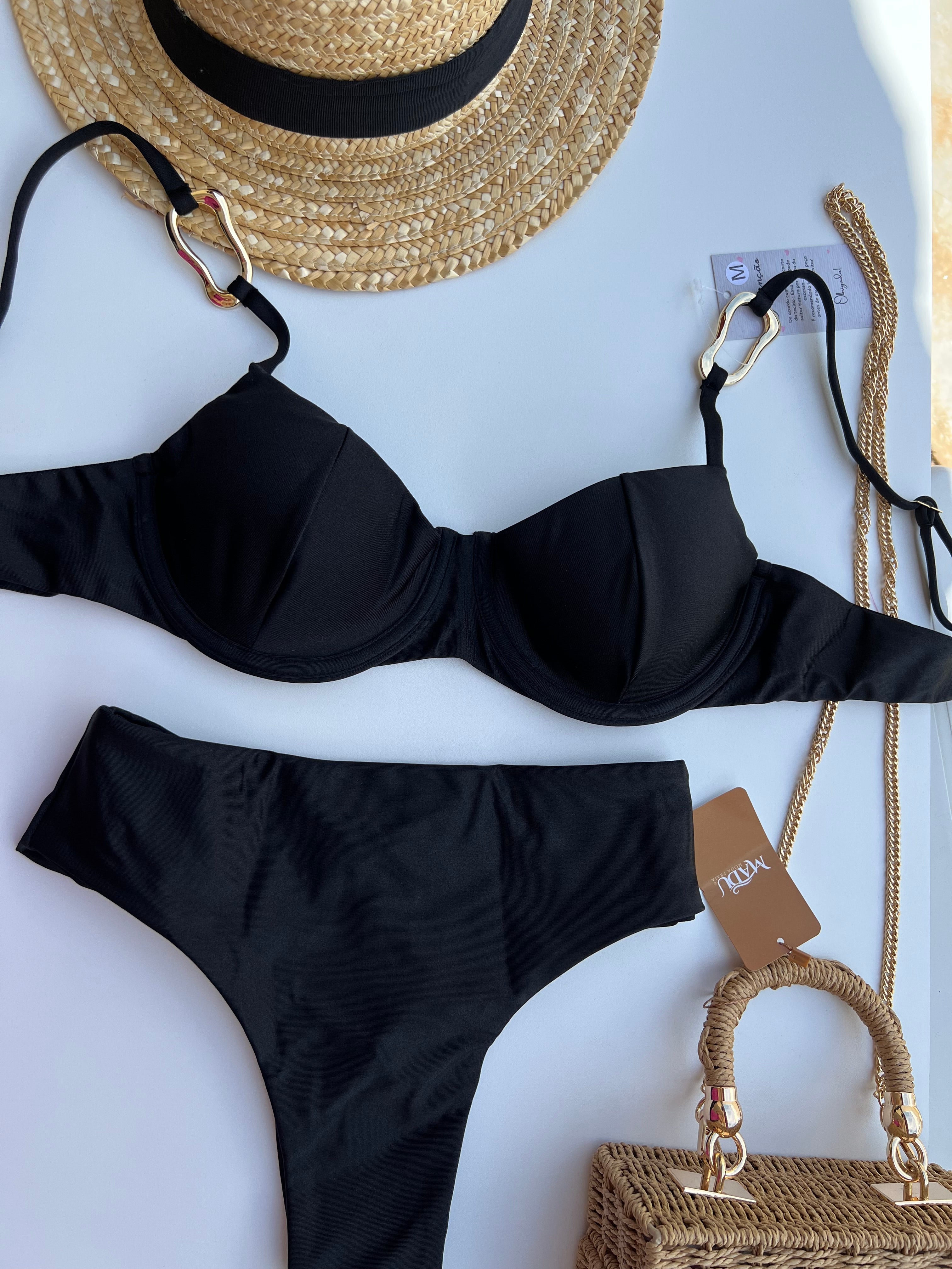 Hot Pant Luna Preto