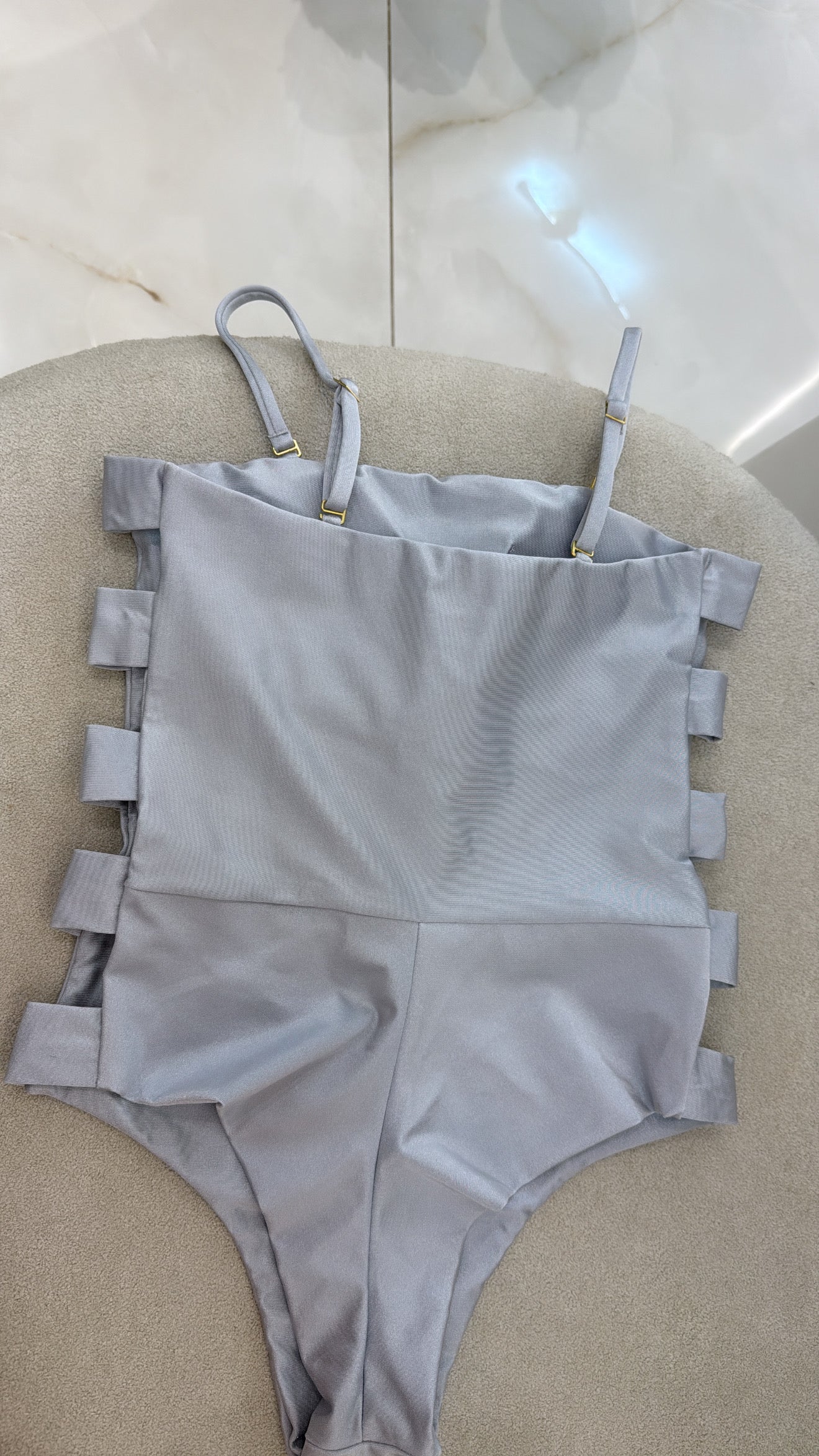 Maiô Botão Alças Removíveis