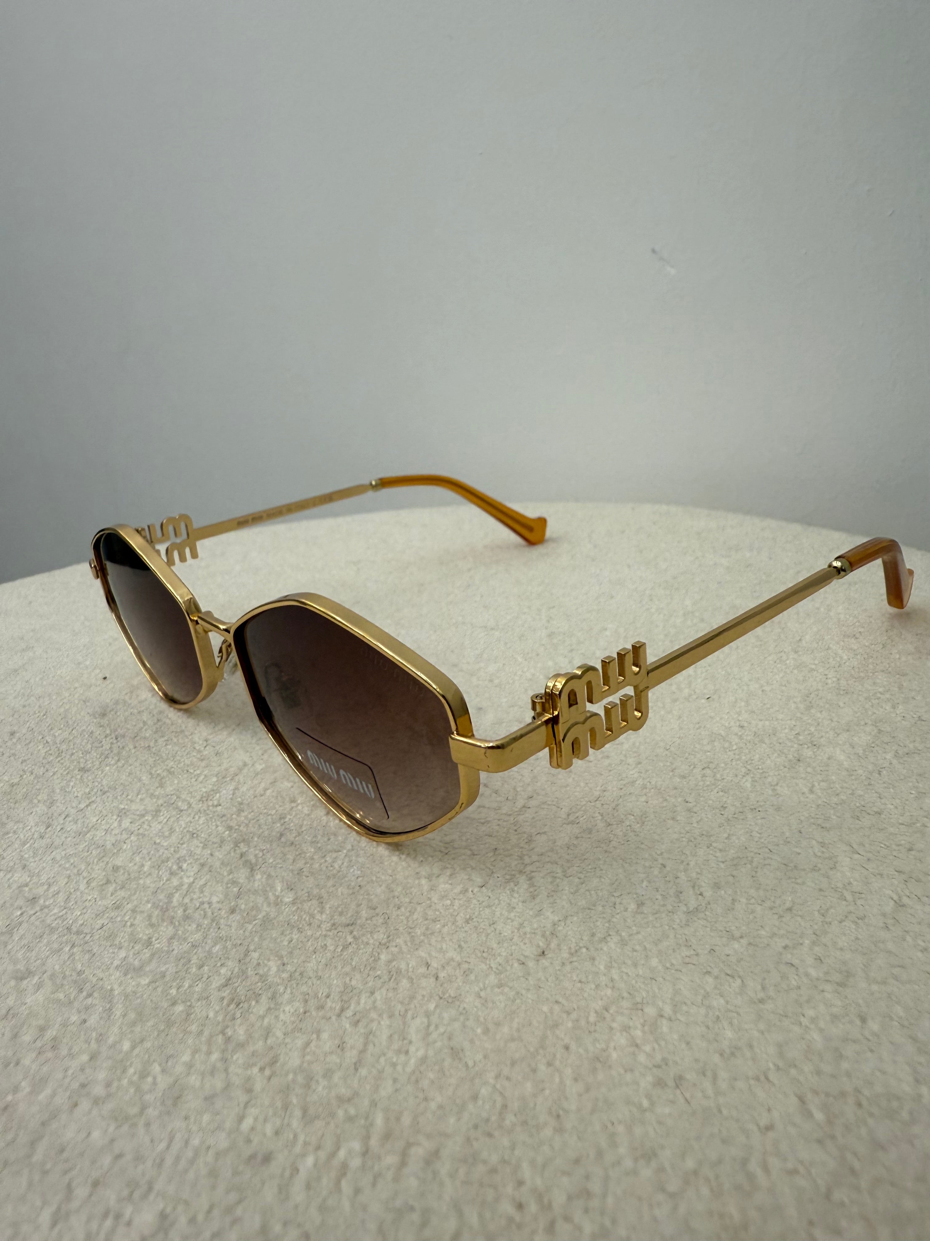 Óculos Miu Miu hexagonal (6)