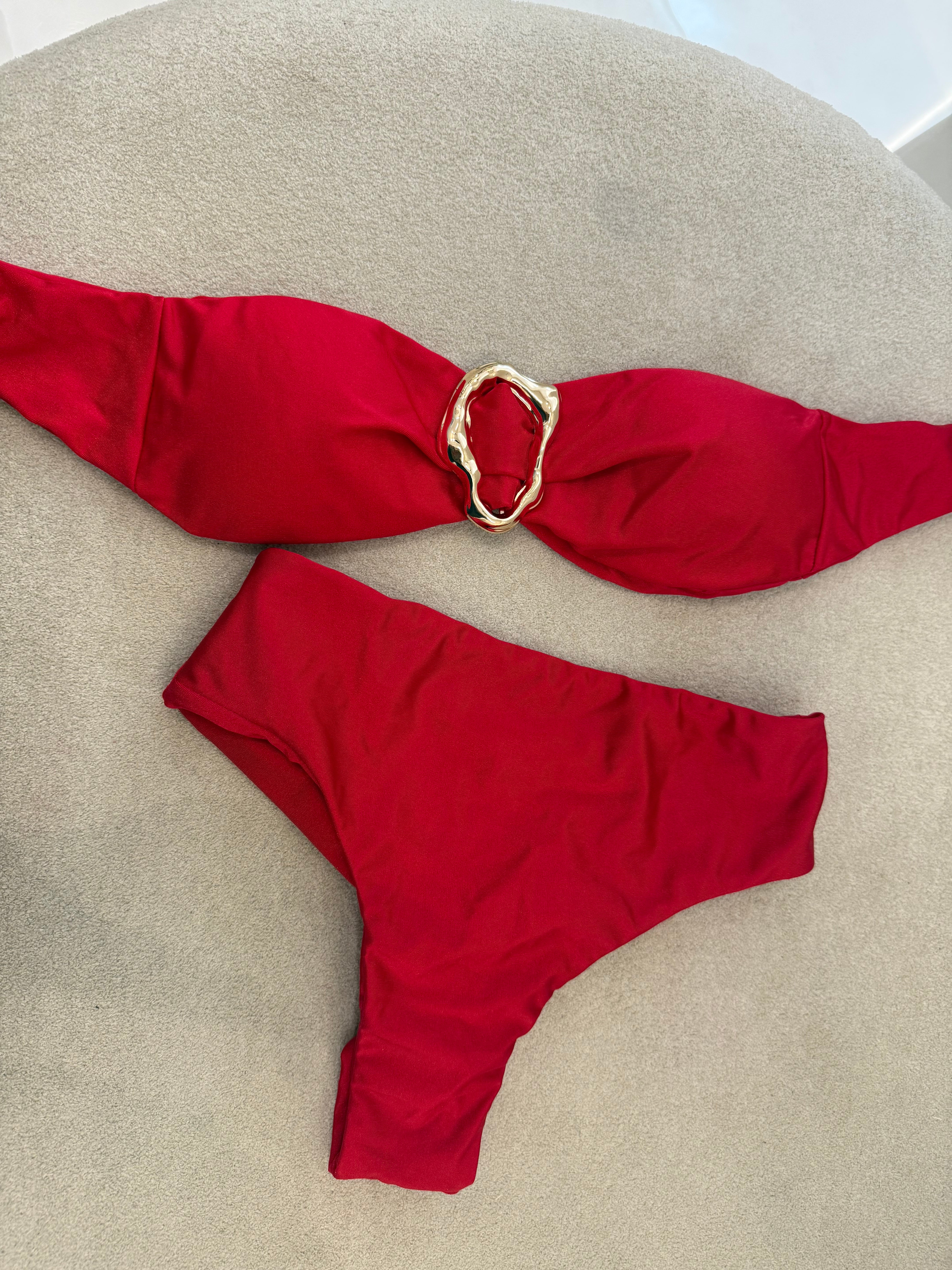 Amélia hot Pant Vermelho