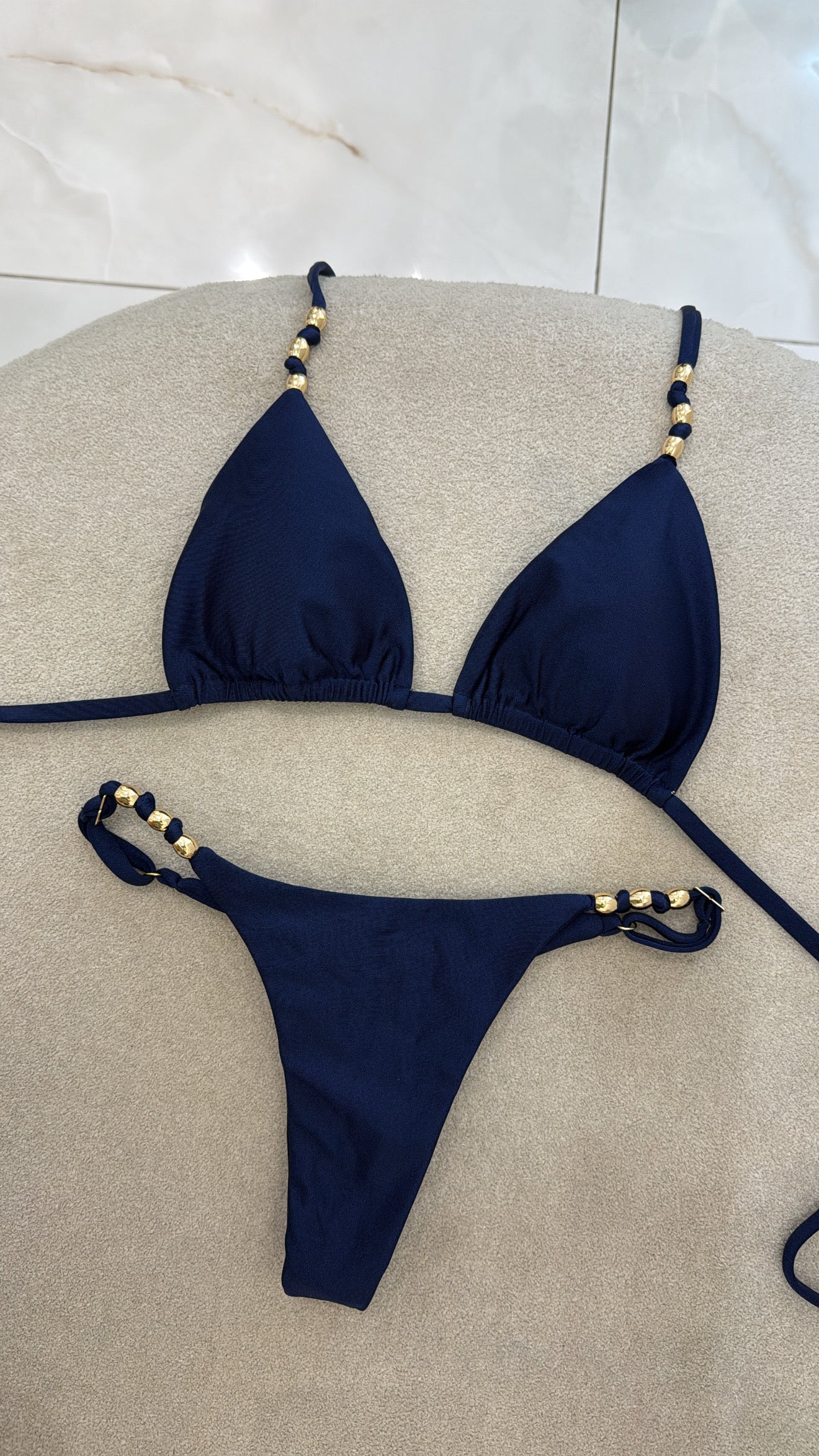 Cortininha Pipa Azul Marinho