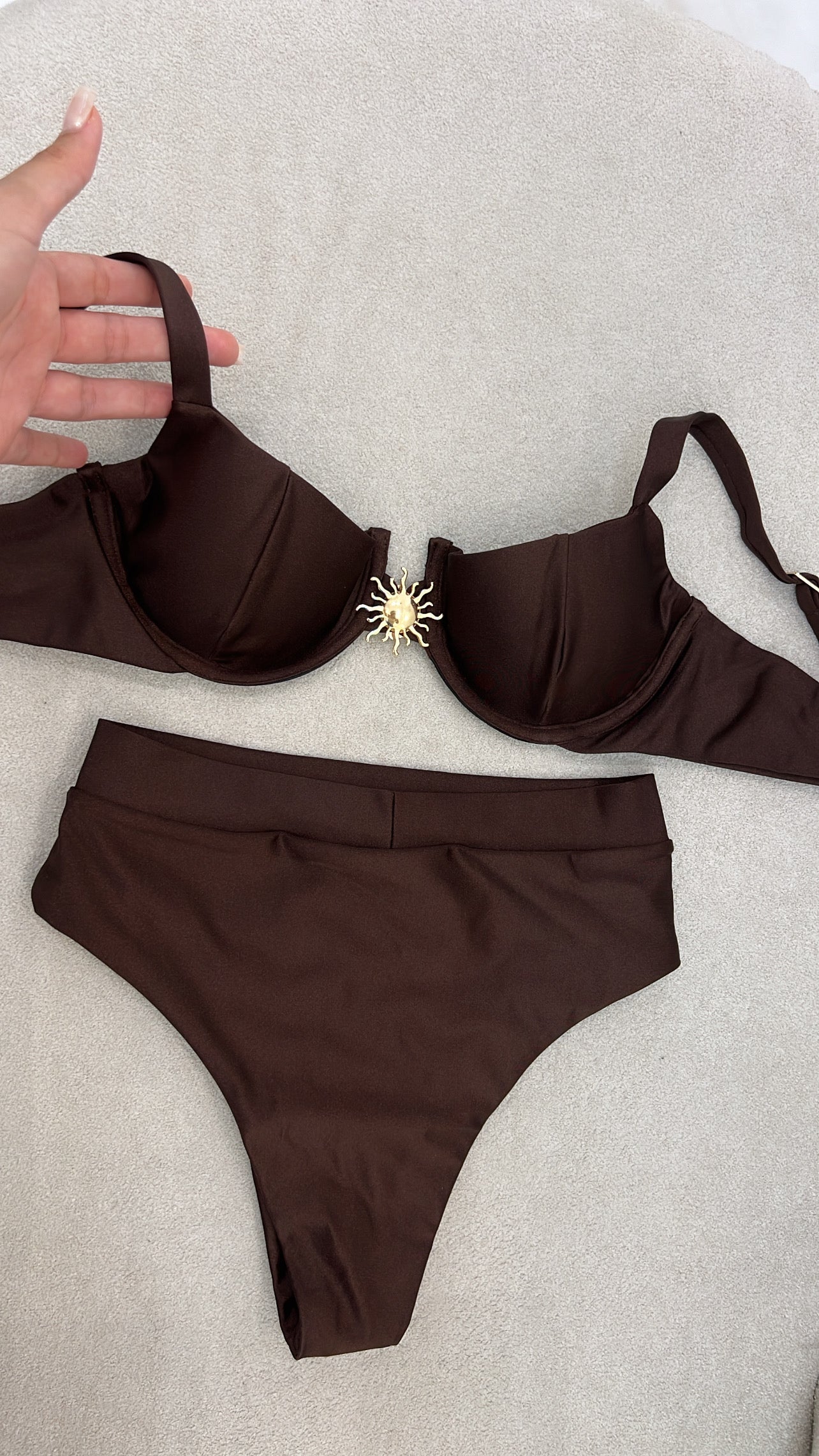 Sol Hot Pant Marrom