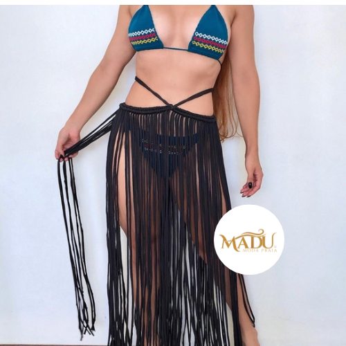 Saia Macramê Maria Lina