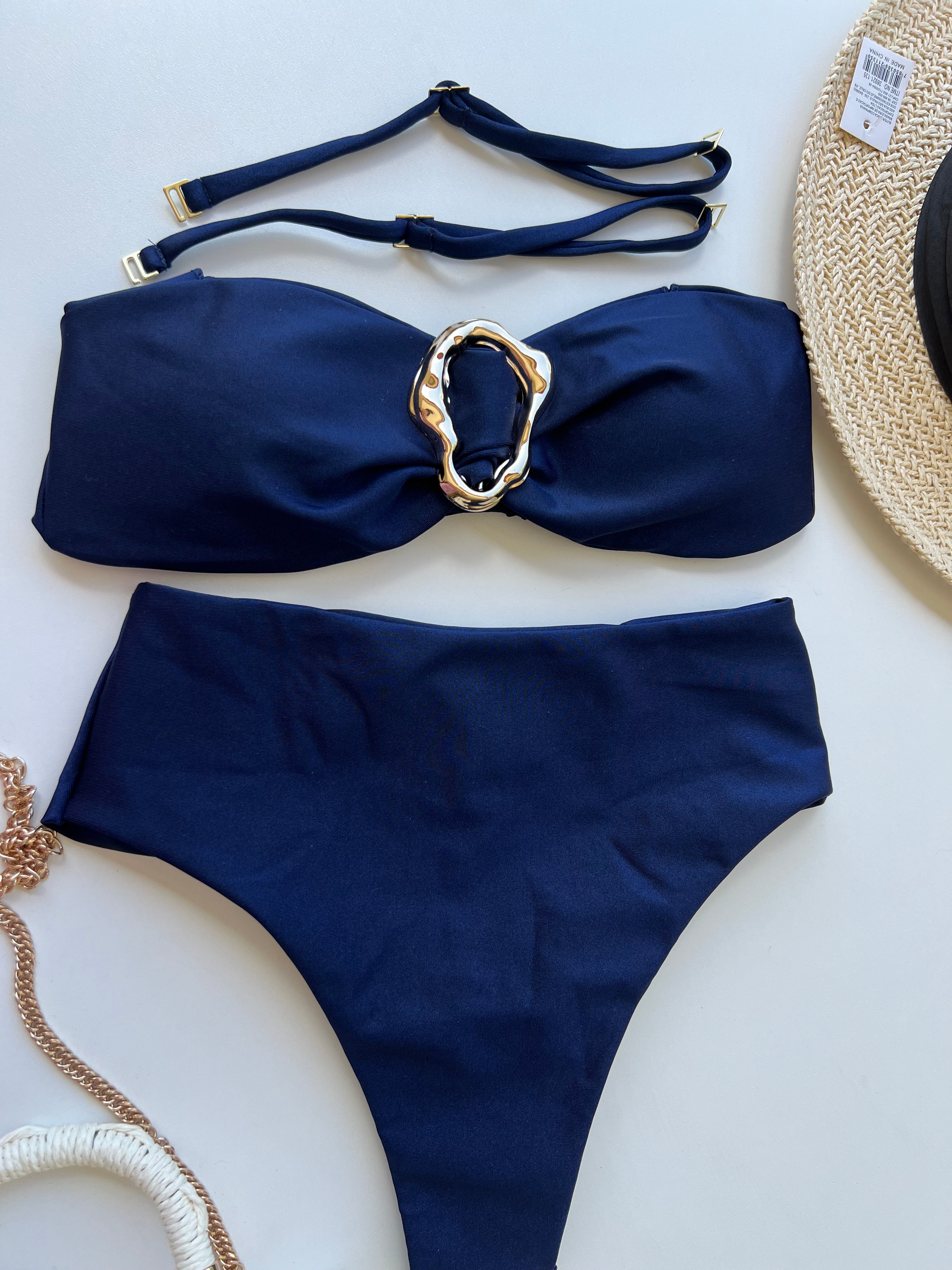 Amélia Hot Pant Azul Marinho