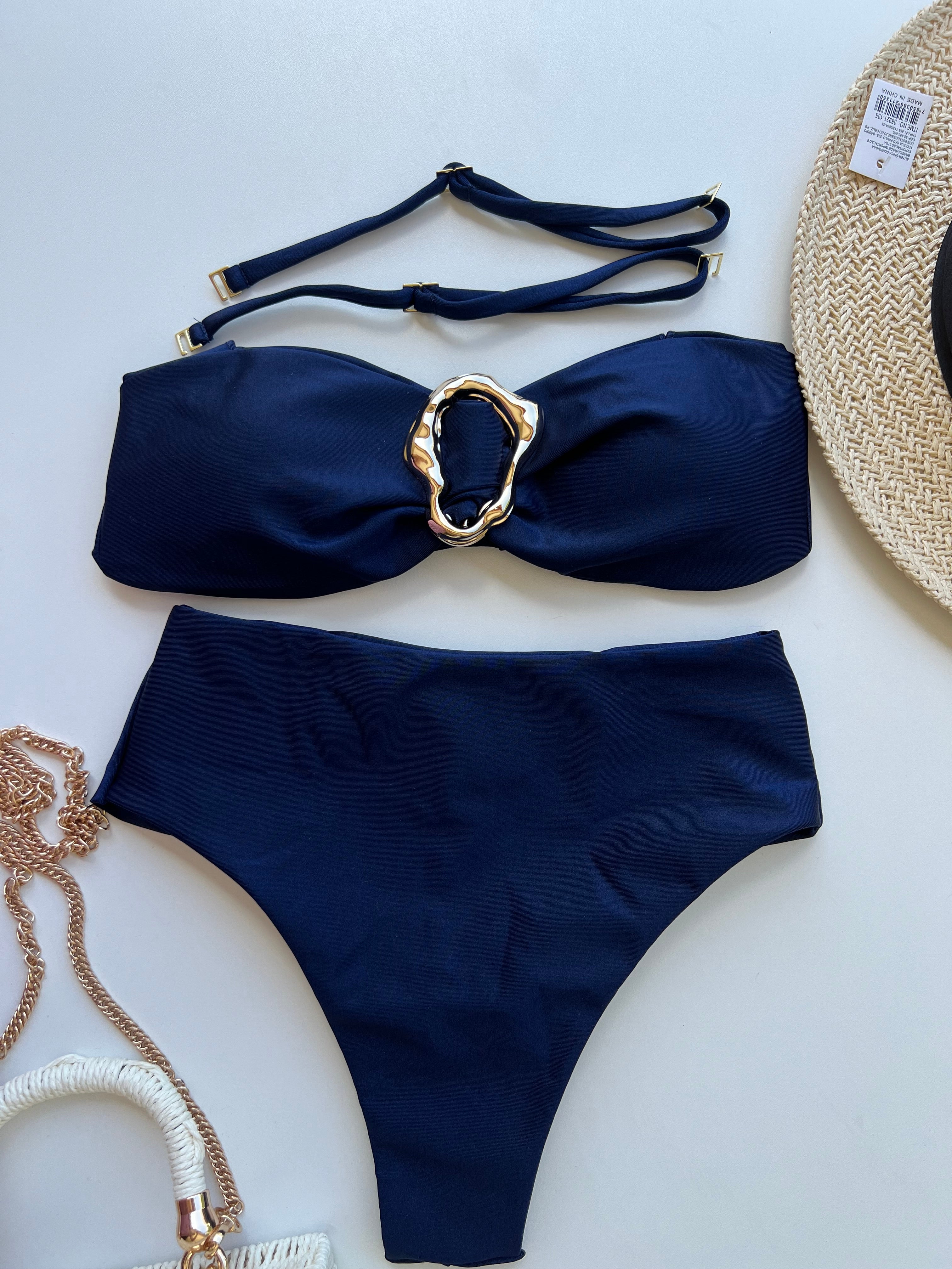 Amélia Hot Pant Azul Marinho