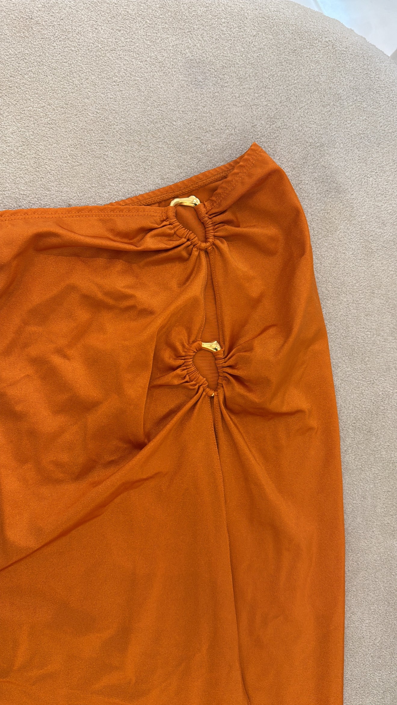 Saia Longa Isis Telha Claro