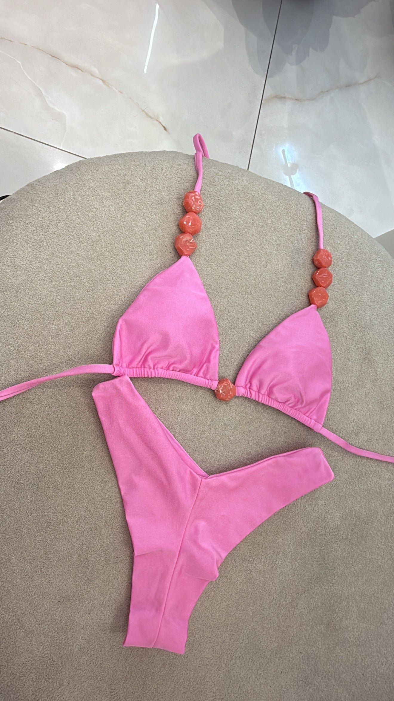 Cortininha Bali Asa Delta Rosa Bebê