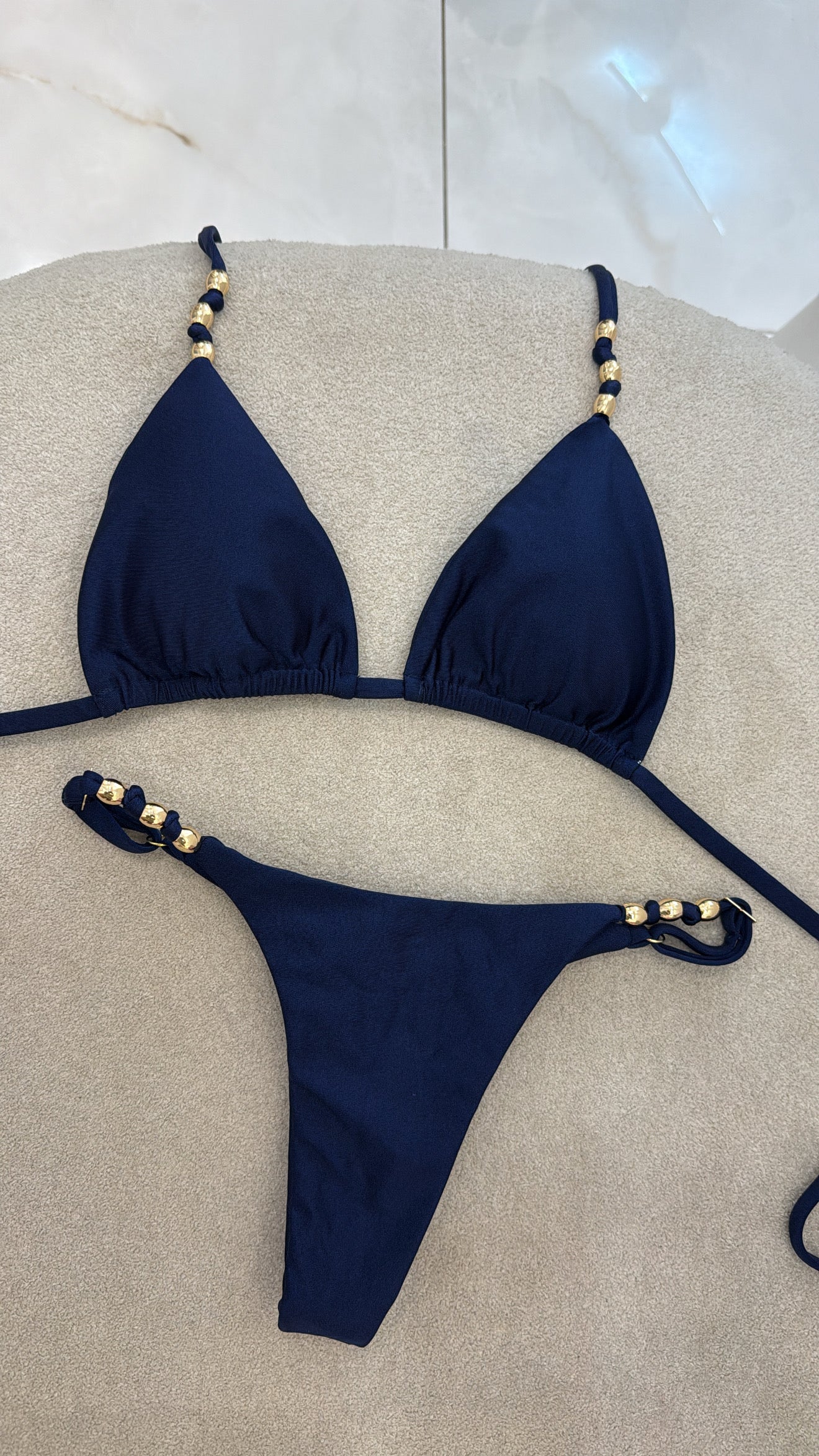 Cortininha Pipa Azul Marinho