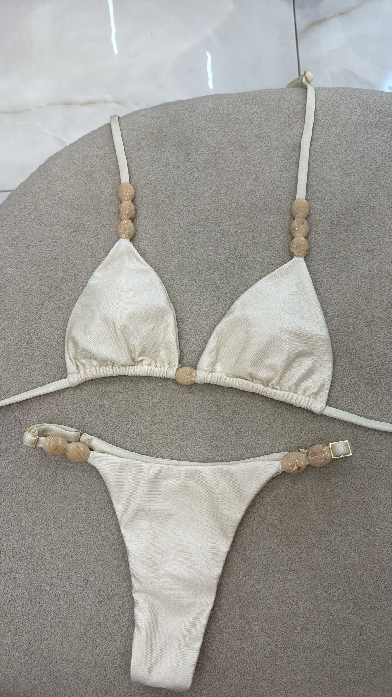 Cortininha Bali Regulagem Off/Nude