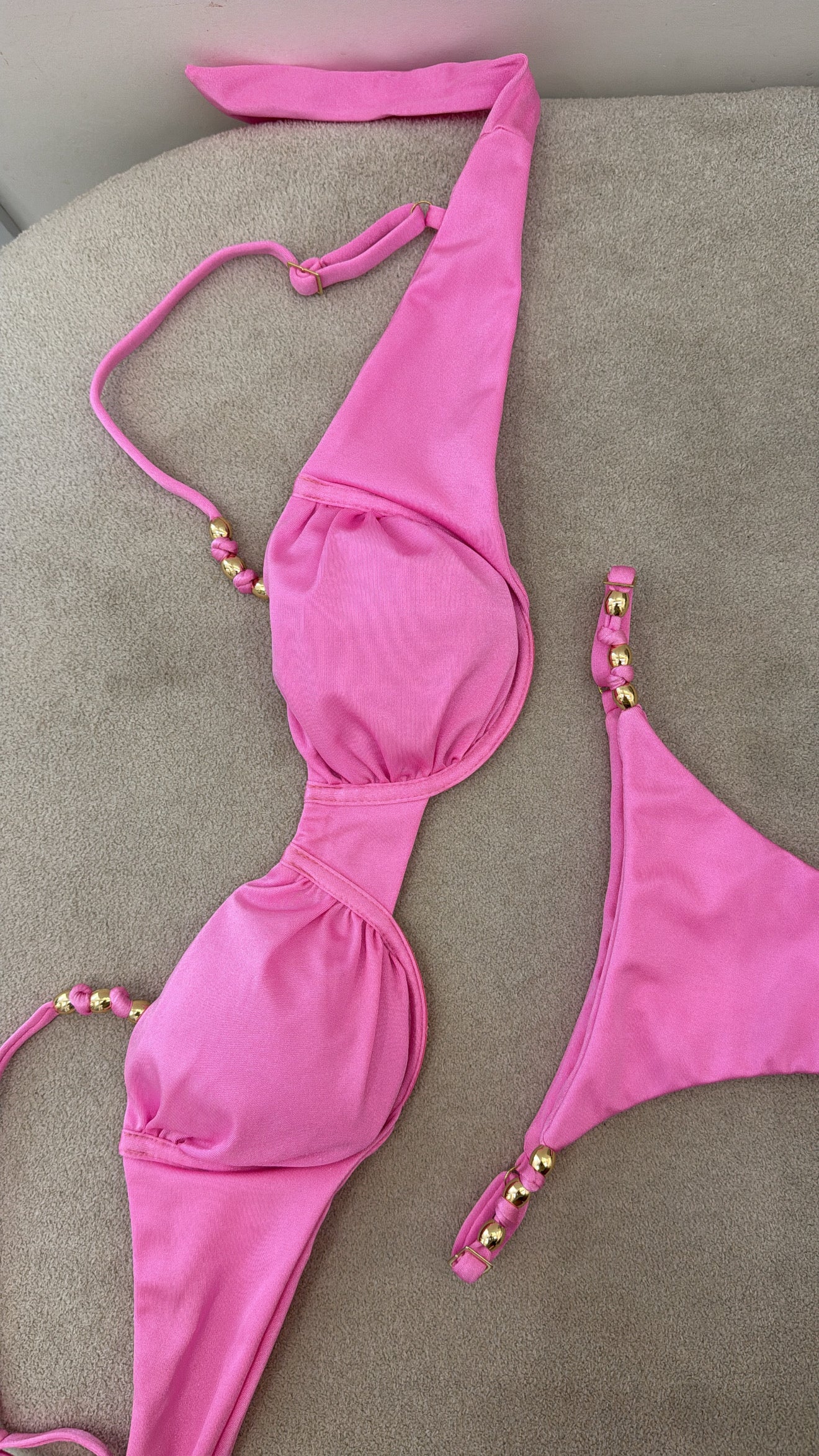 Biquíni Pipa Rosa Bebê