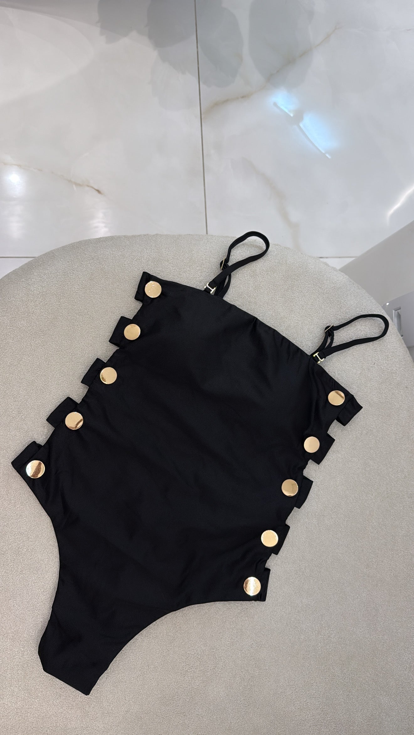 Maiô Botão Alças Removíveis