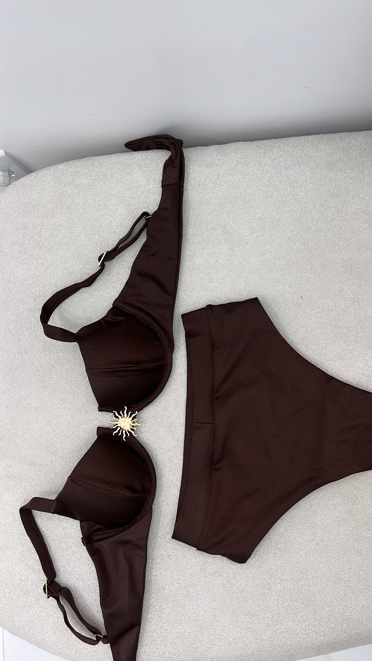 Sol Hot Pant Marrom