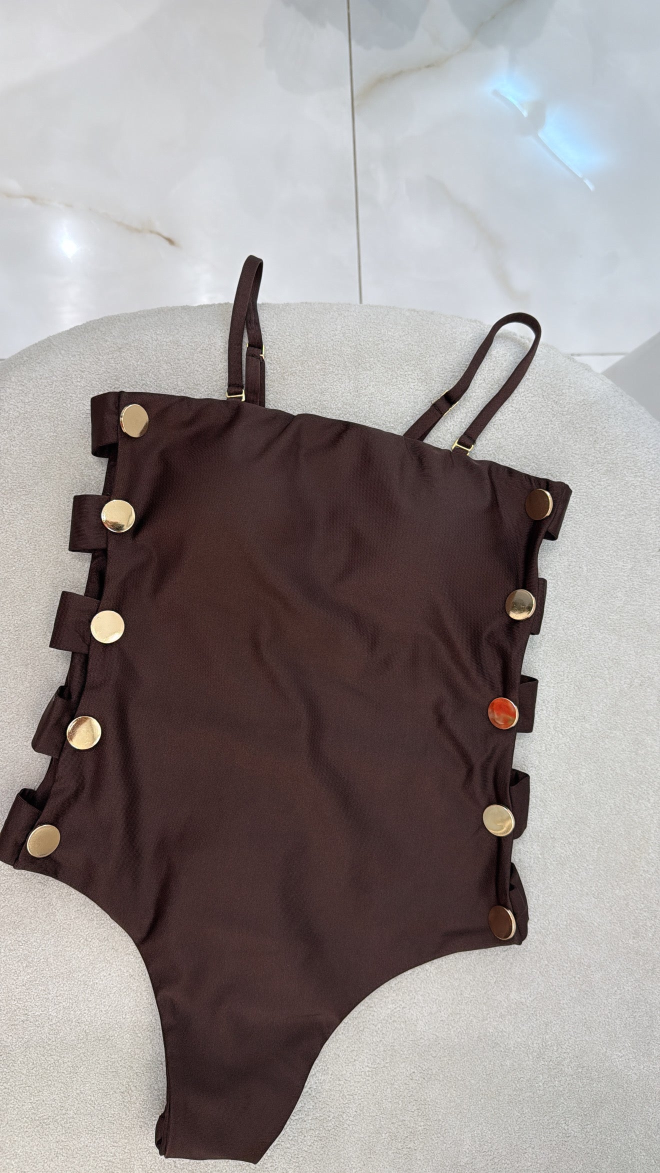 Maiô Botão Alças Removíveis