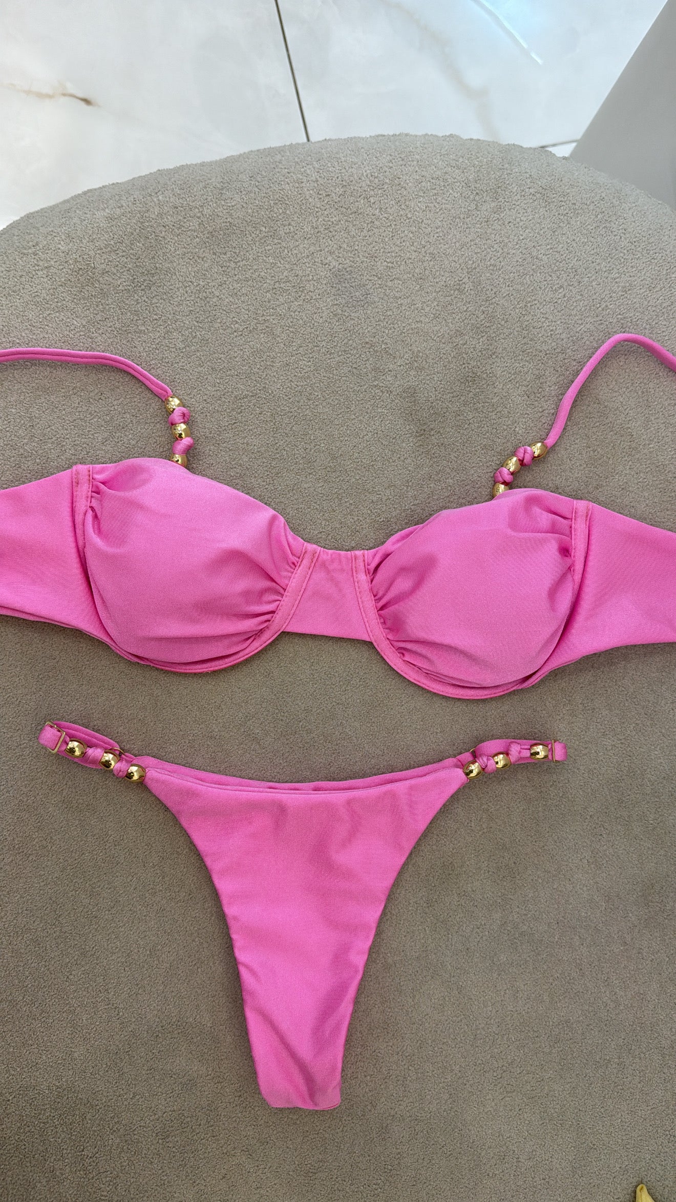 Biquíni Pipa Rosa Bebê