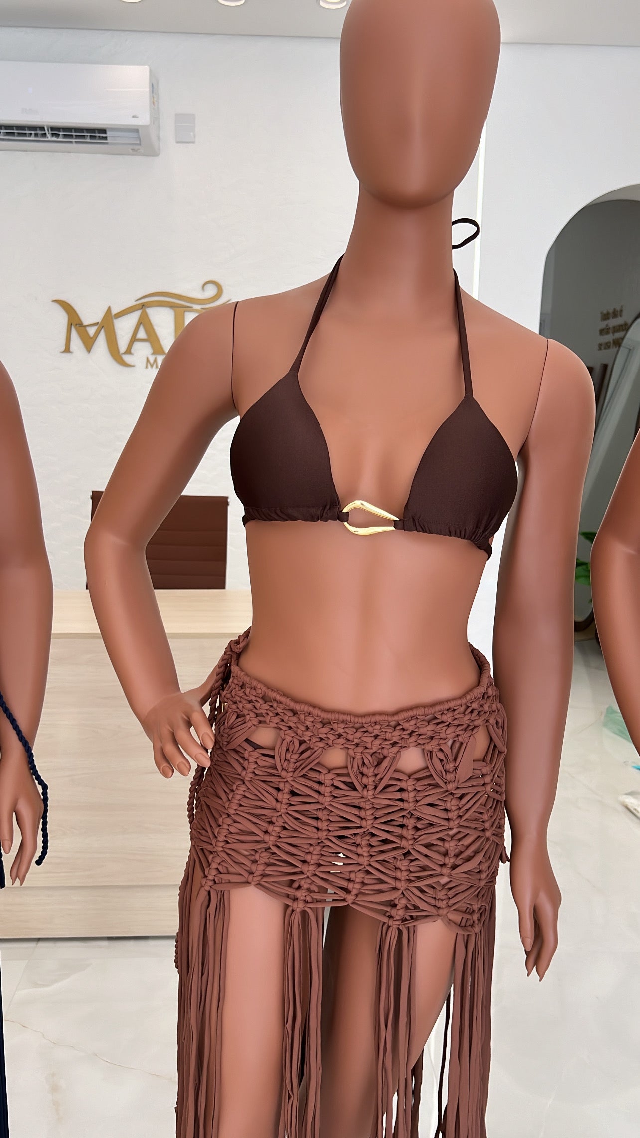 Saia Macramê Helena