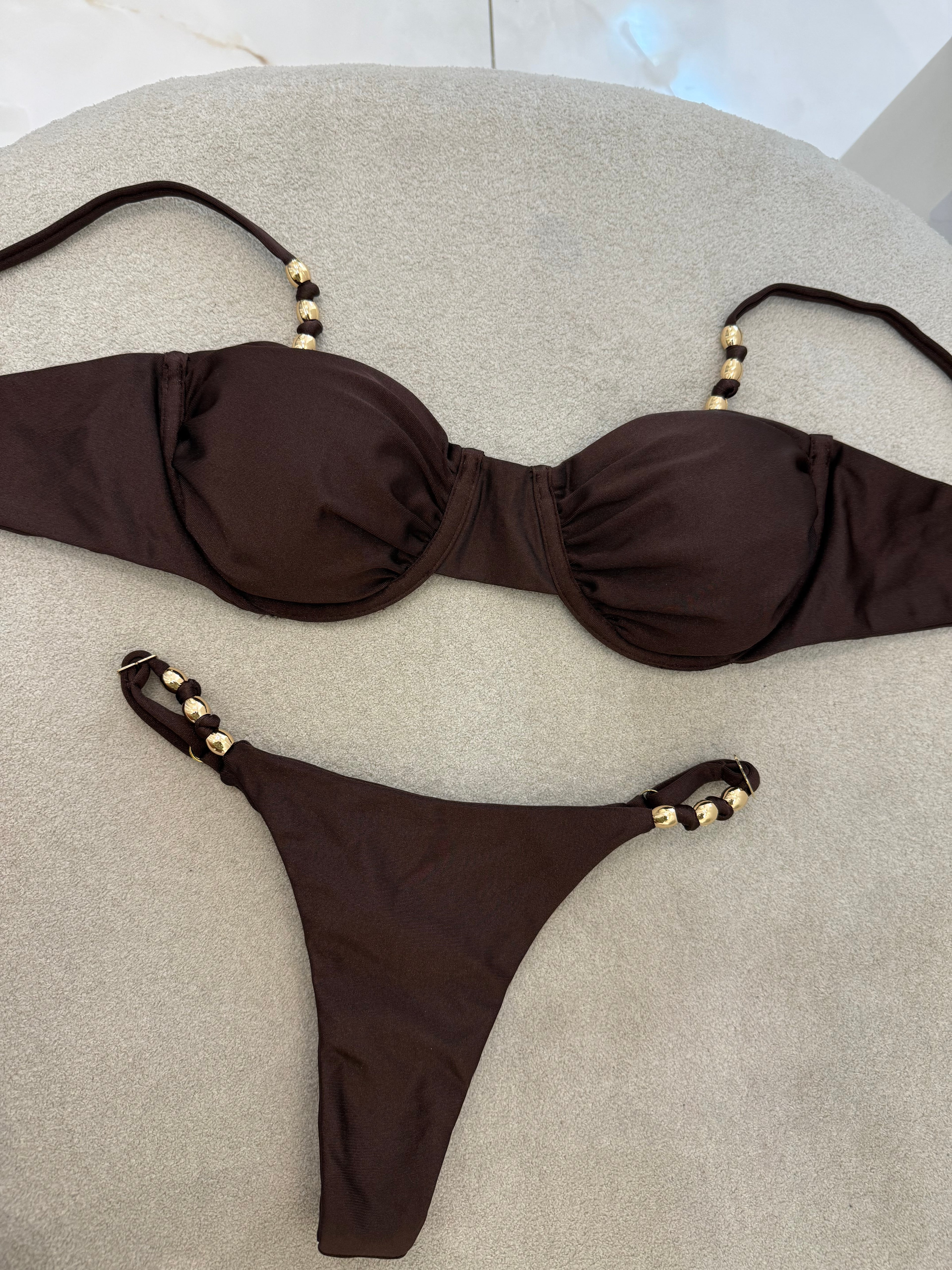Biquíni Pipa Marrom