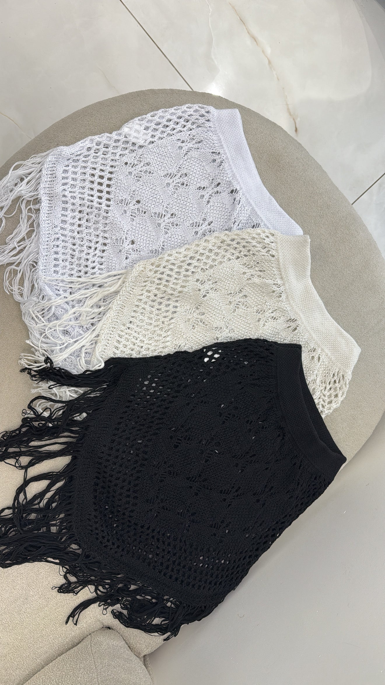 Saia Tricô Assimétrica