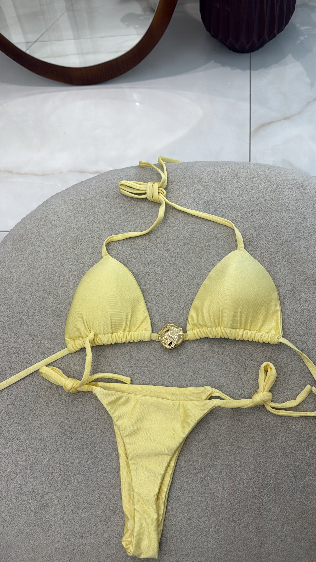 Cortininha Heloísa Amarelo