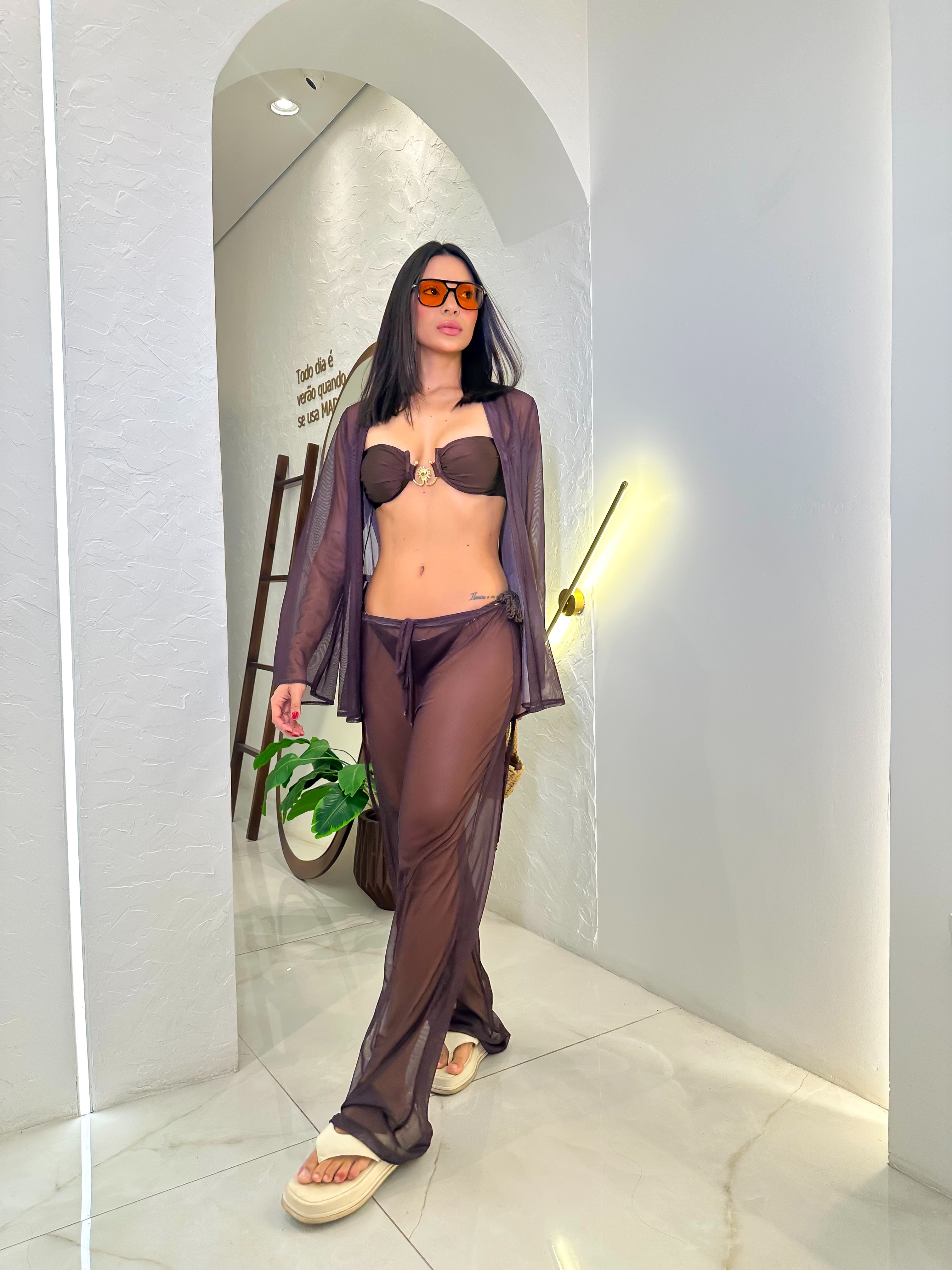 Calça Tule Lisa