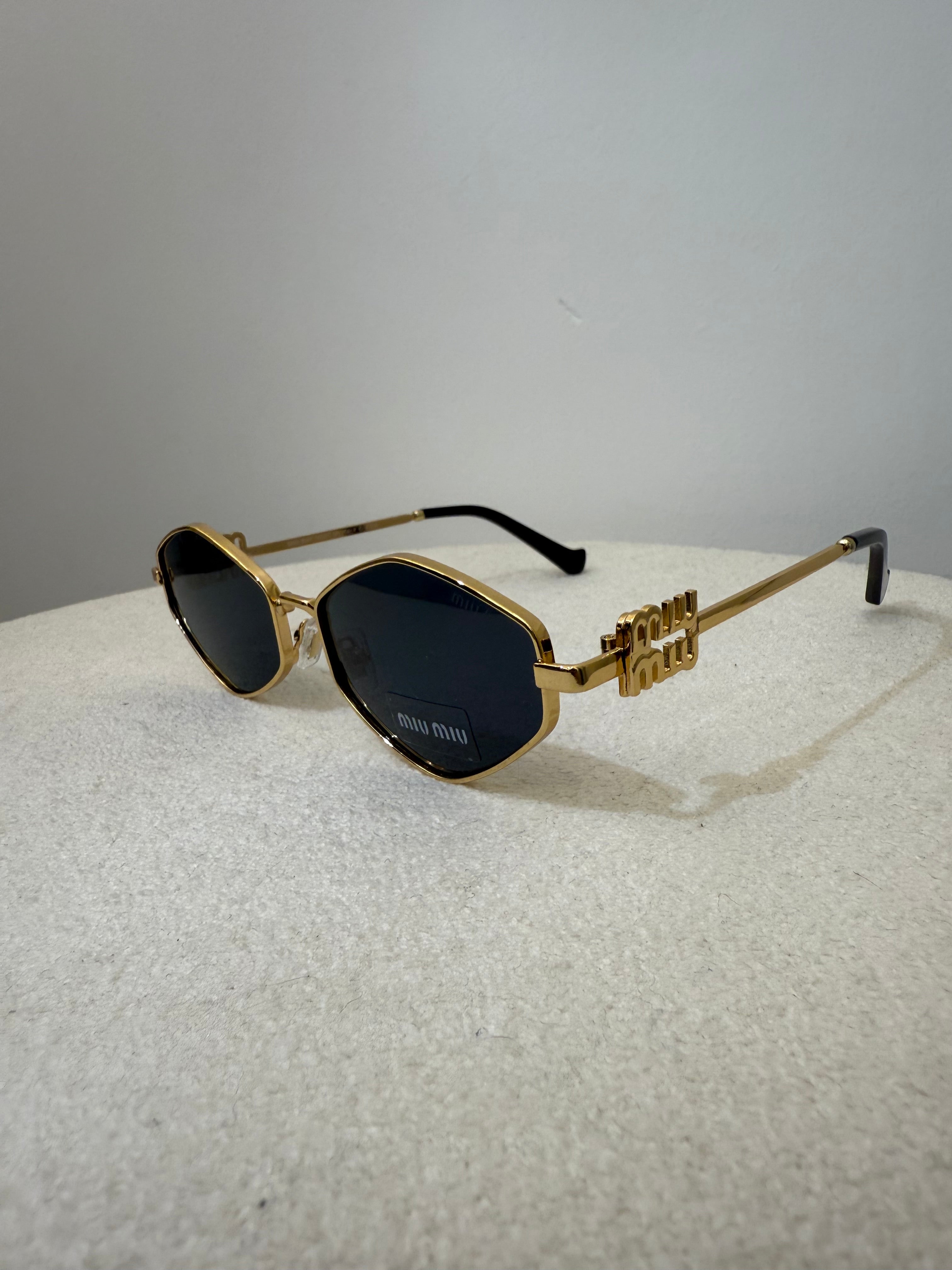 Óculos Miu Miu hexagonal (6)