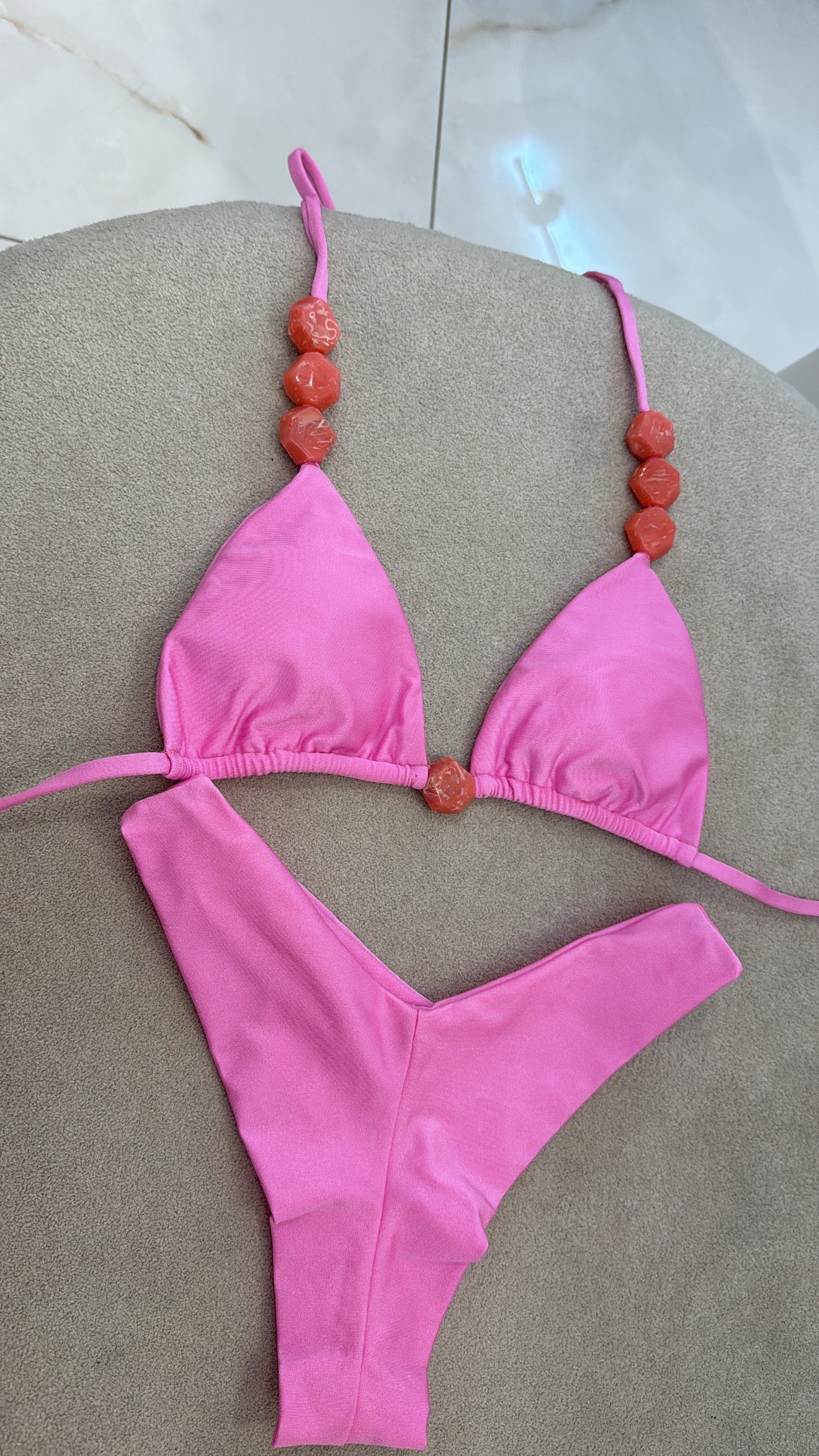 Cortininha Bali Asa Delta Rosa Bebê