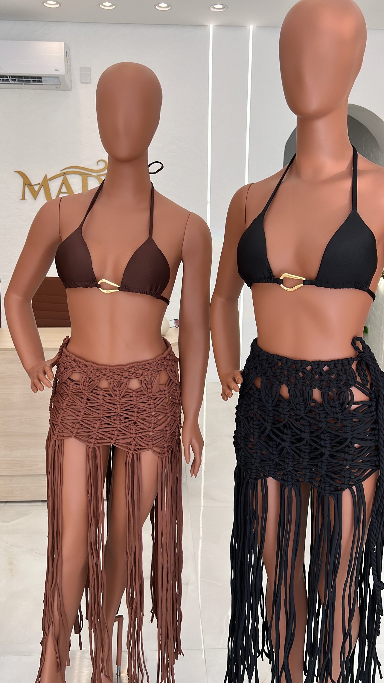 Saia Macramê Helena