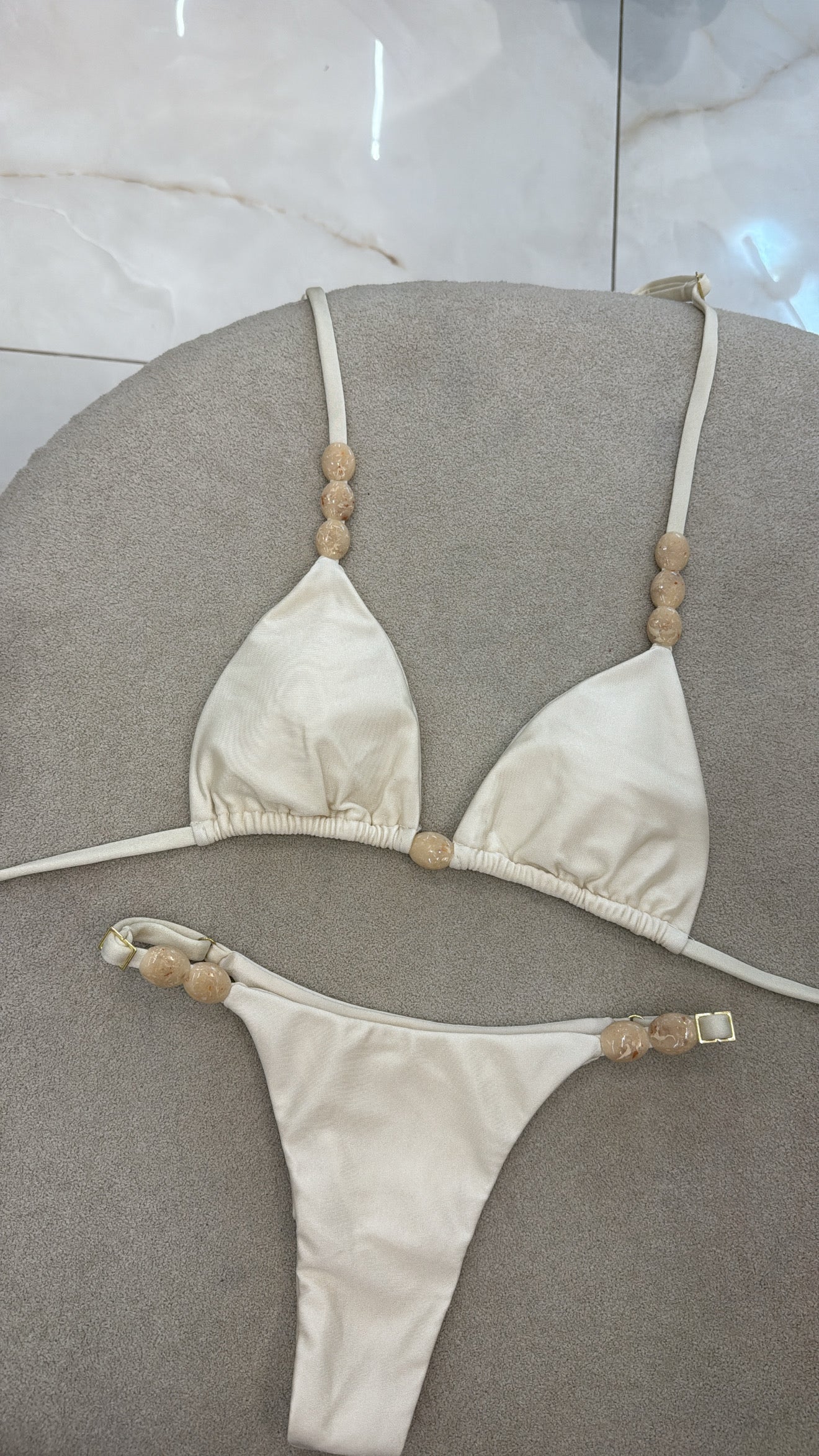 Cortininha Bali Regulagem Off/Nude