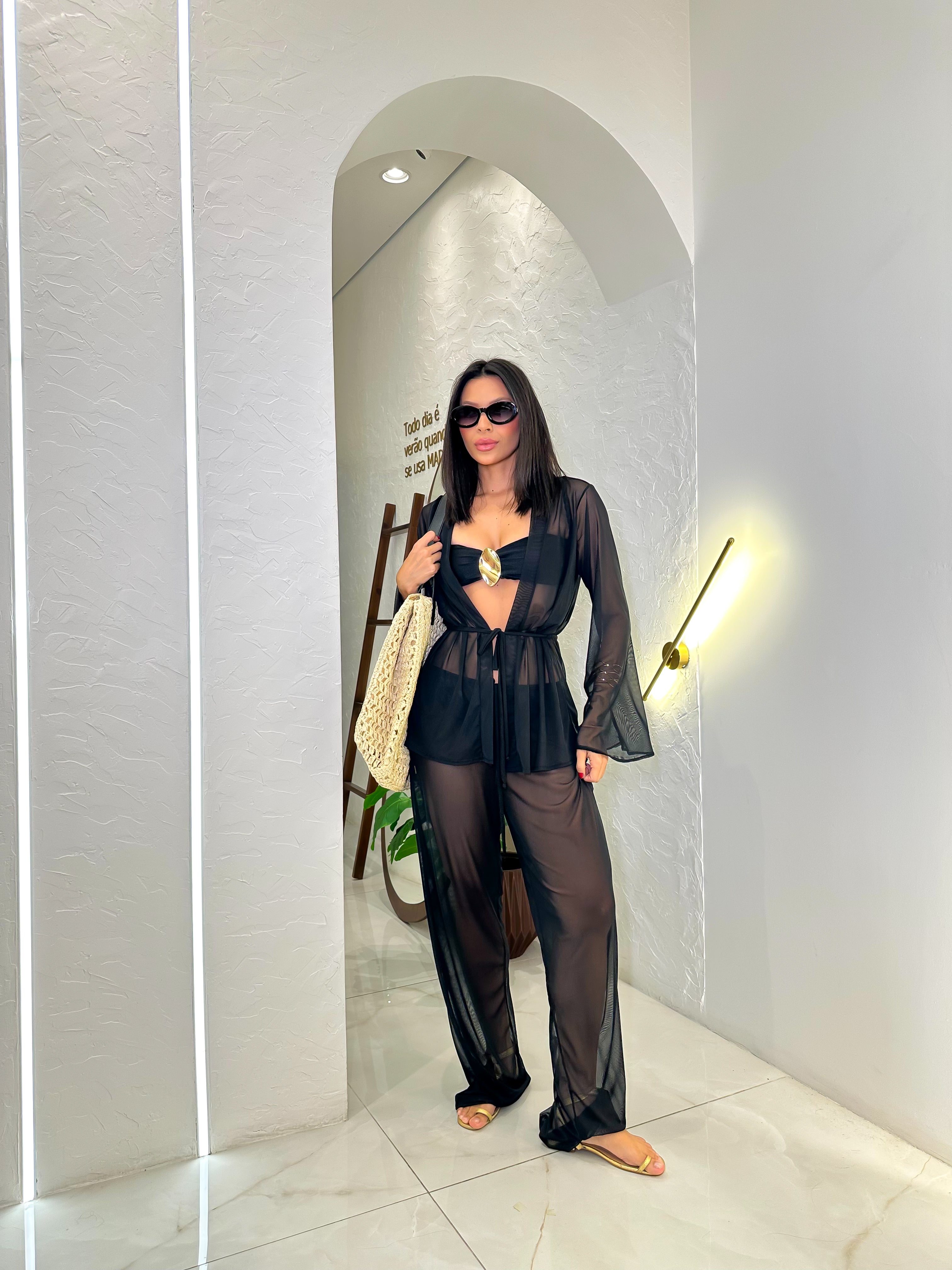 Calça Tule Lisa