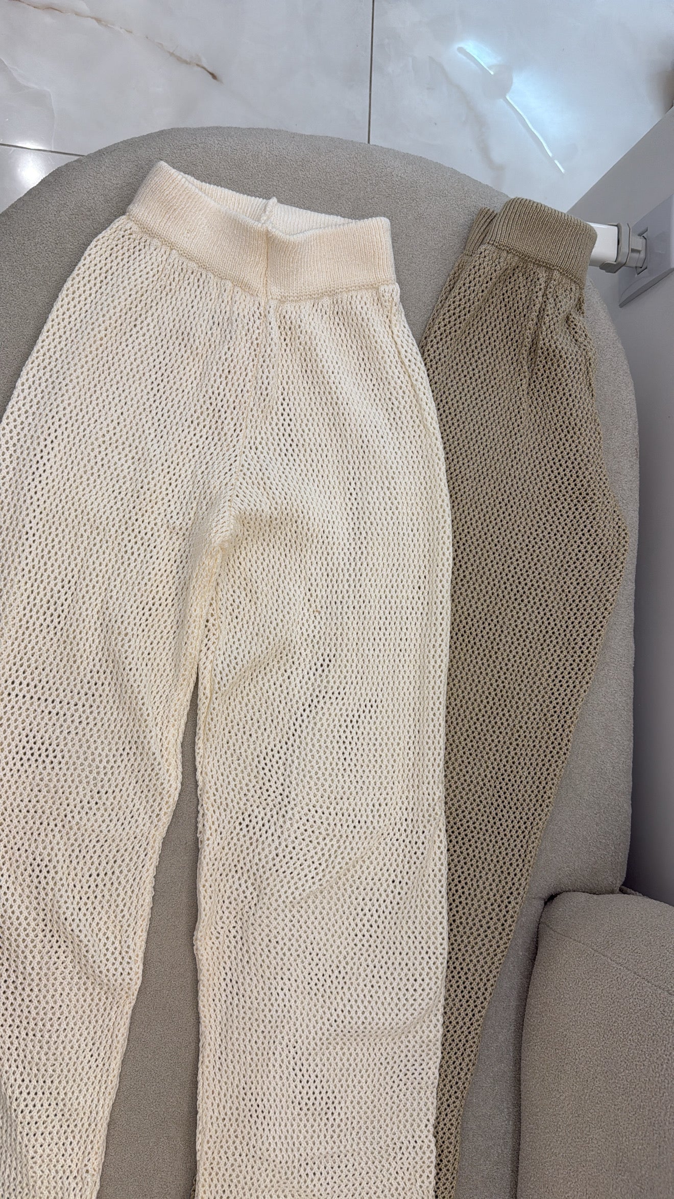 Calça de tricô Rafaela