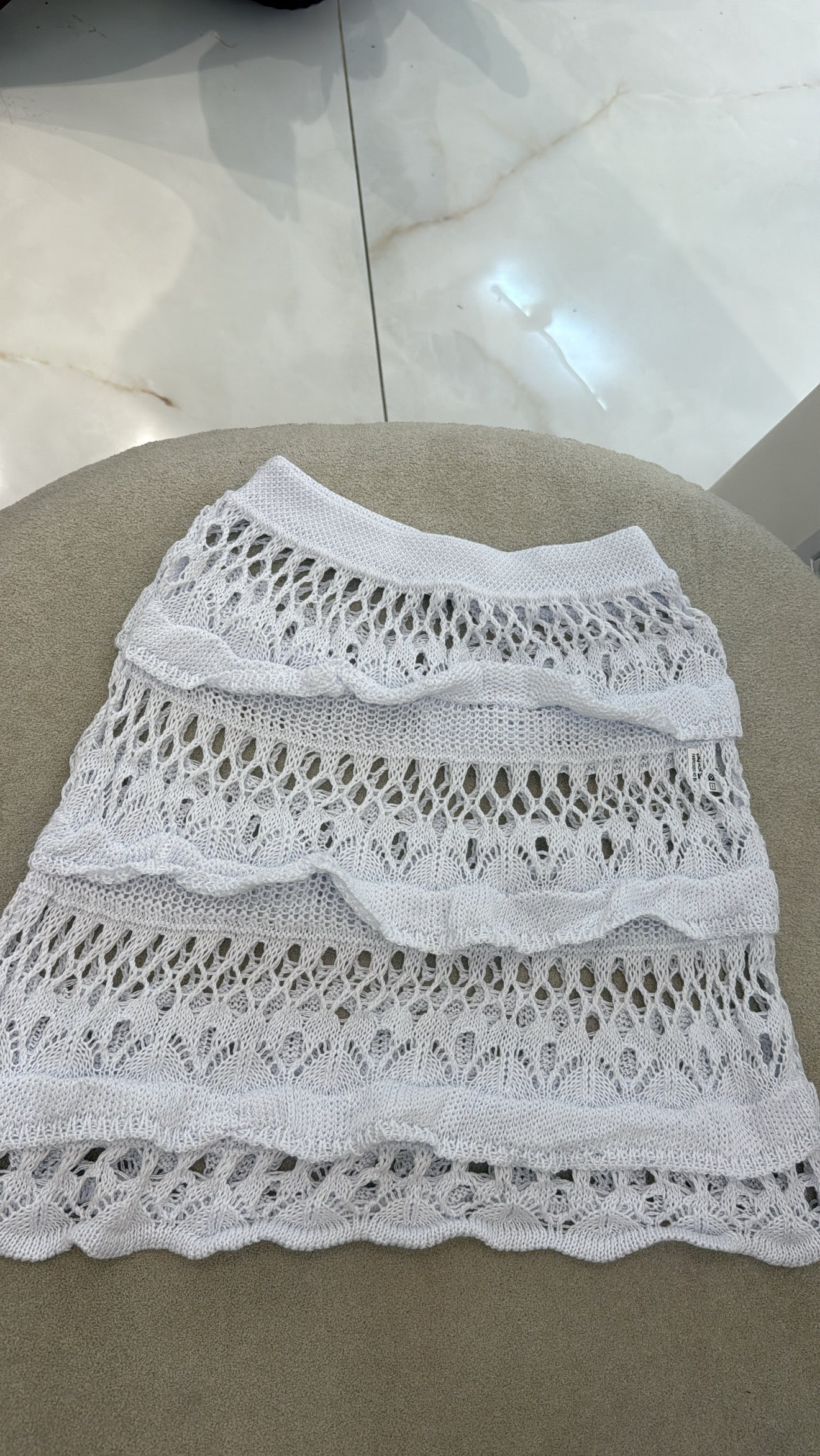 Saia Tricô Babadinho