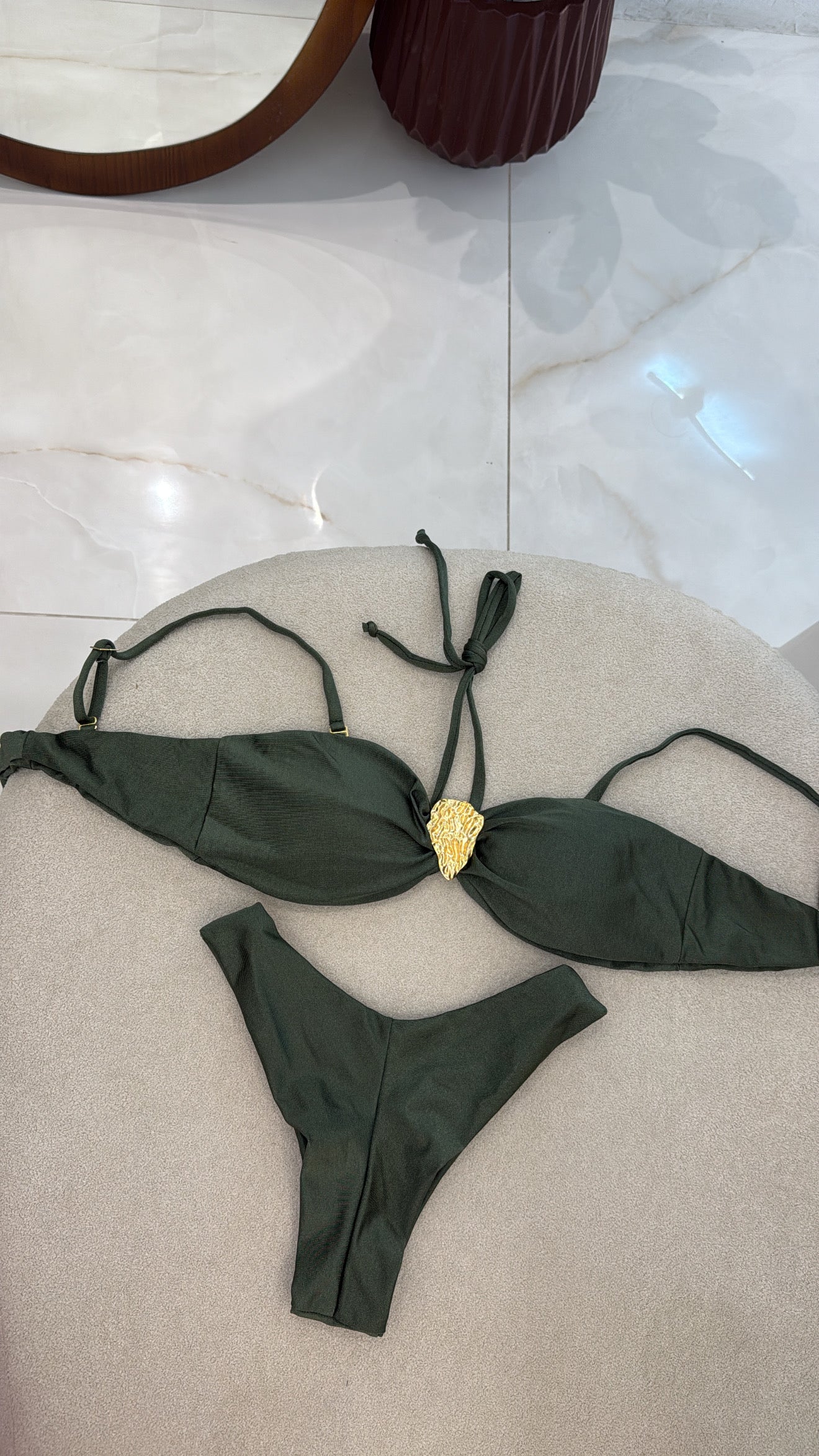 Biquíni Júlia Verde Militar
