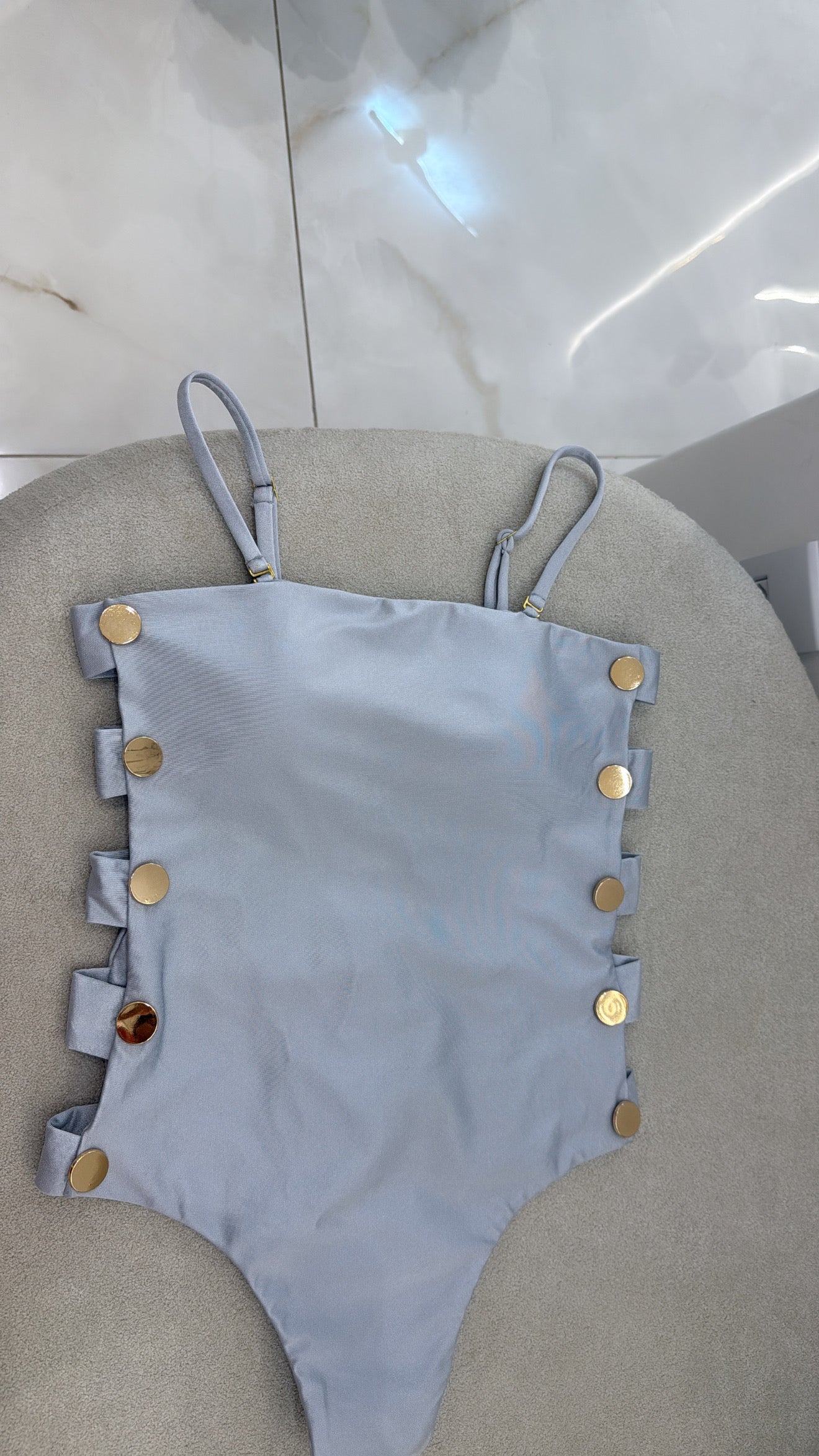 Maiô Botão Alças Removíveis