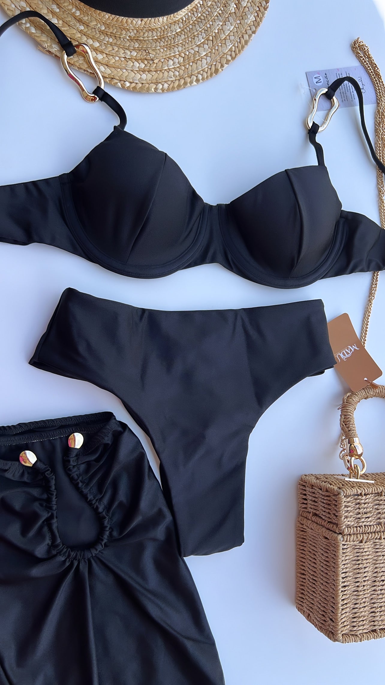 Hot Pant Luna Preto