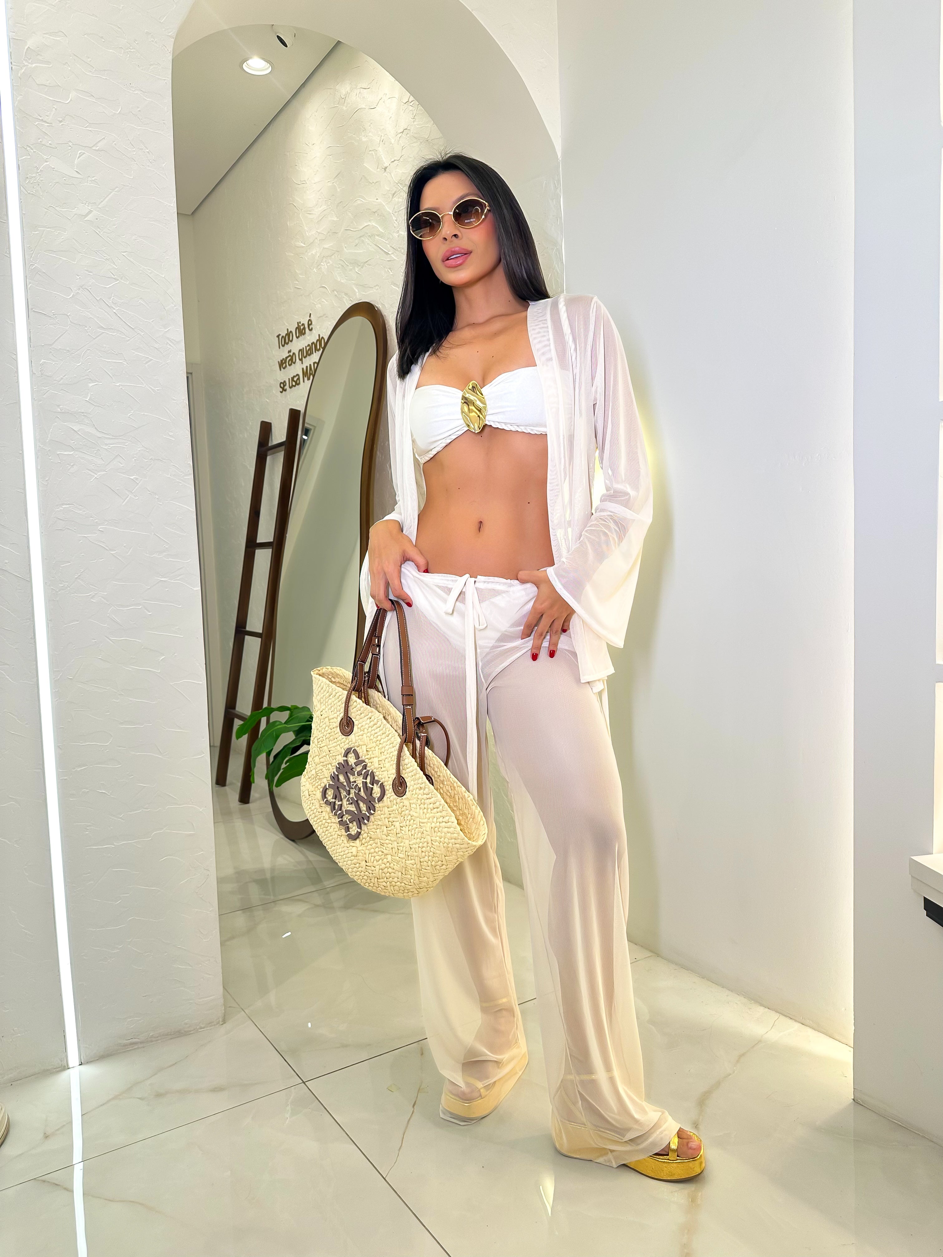 Calça Tule Lisa