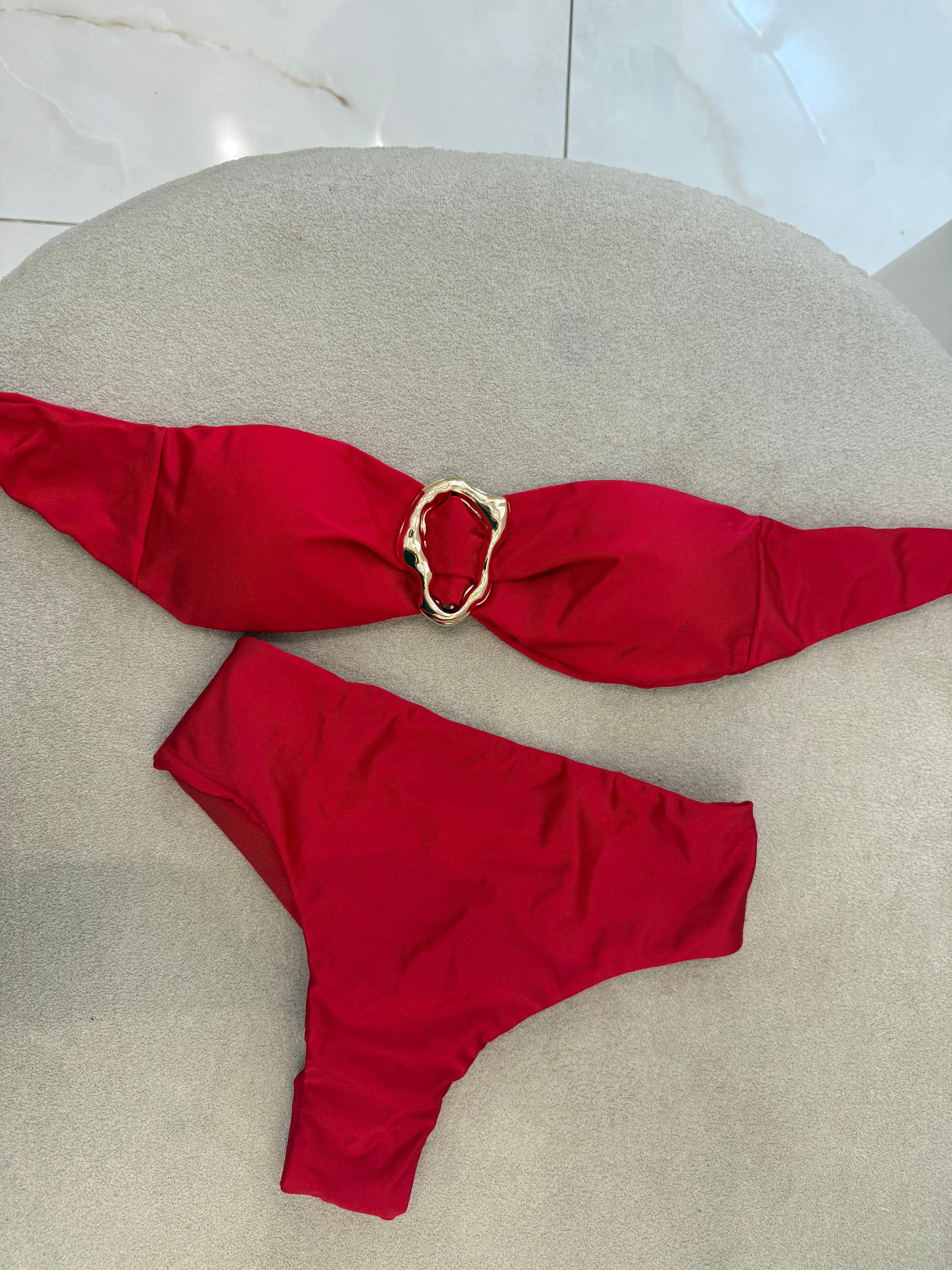 Amélia hot Pant Vermelho