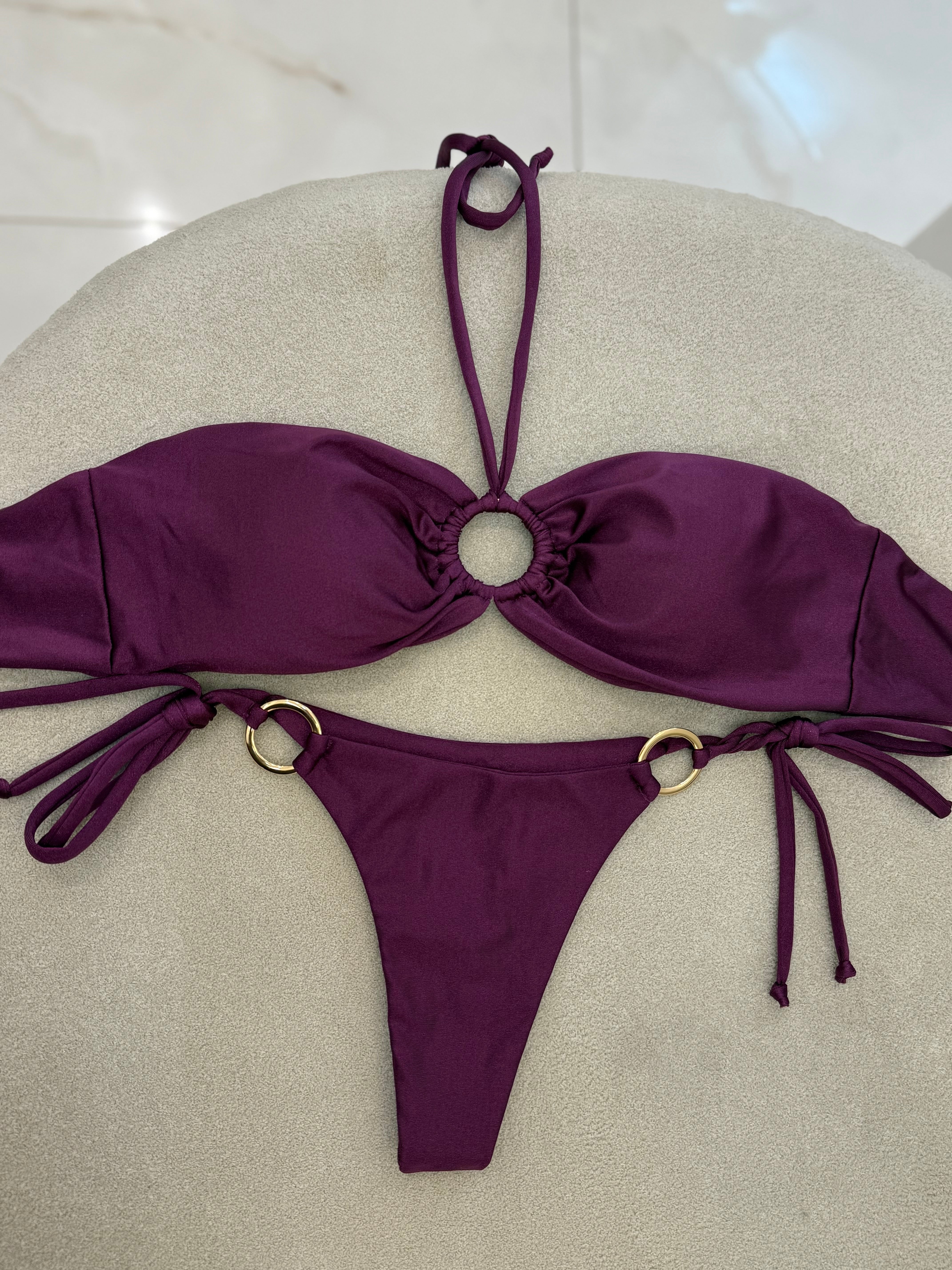 Biquíni Maria Alice Roxo
