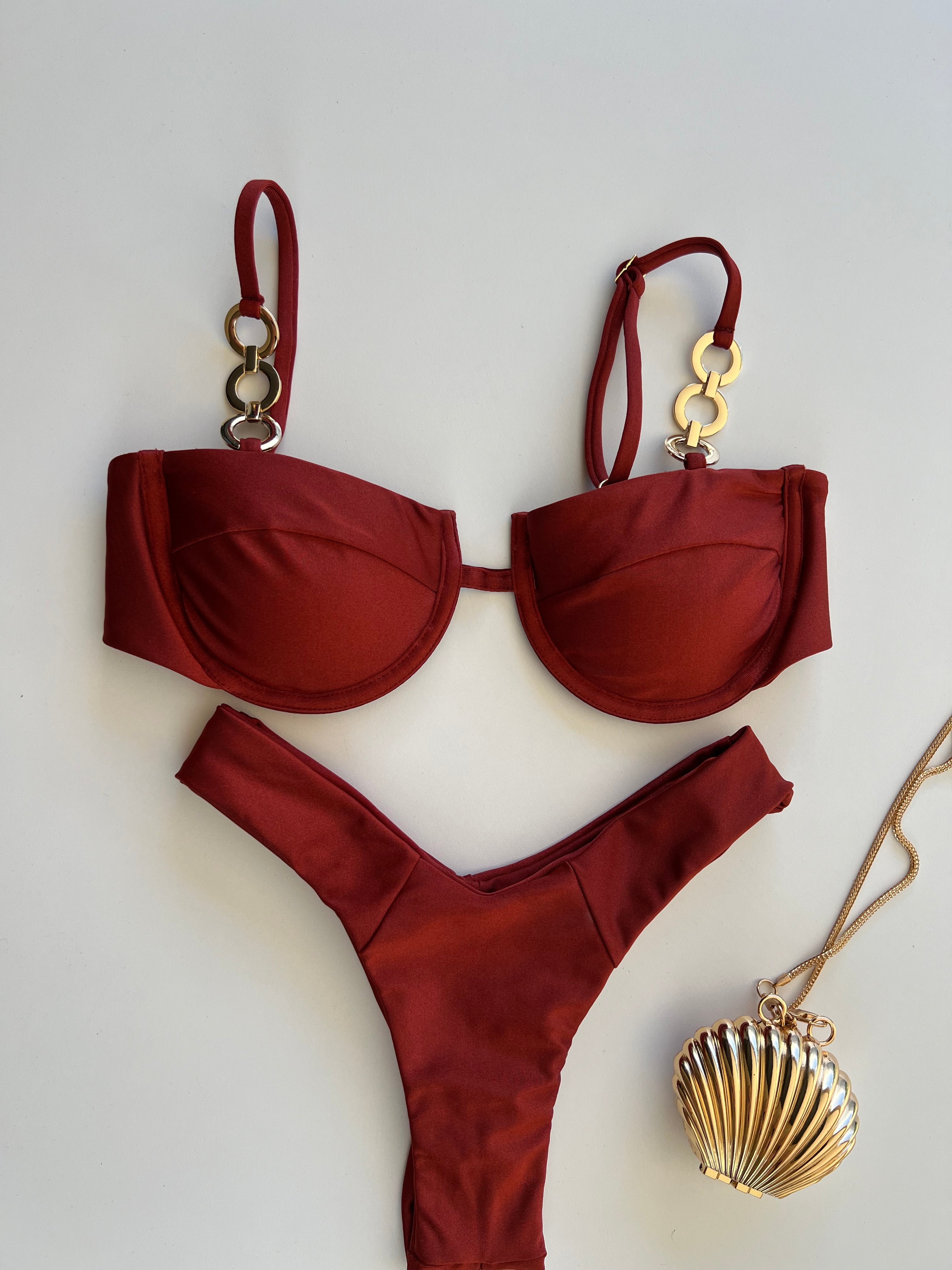 Biquíni Eloá Terracota