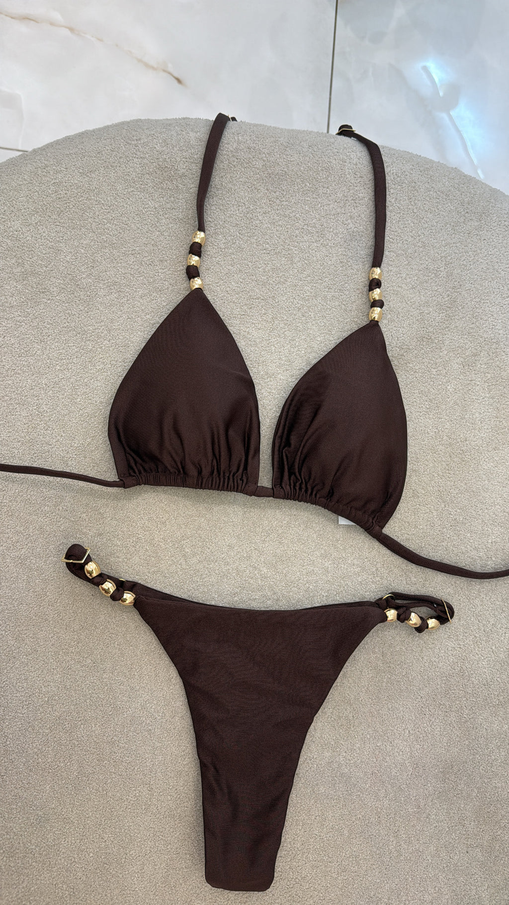 Cortininha Pipa Marrom