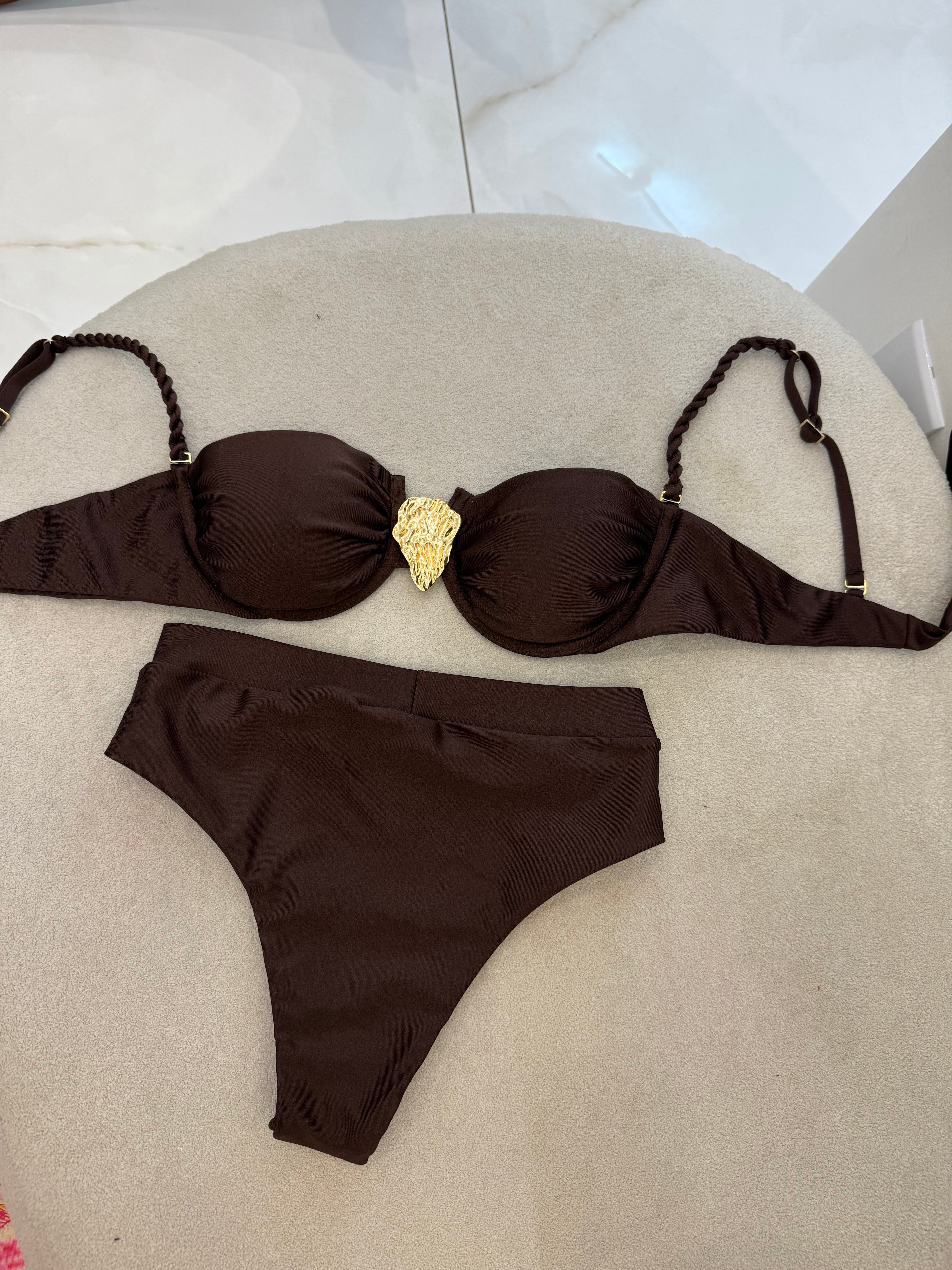 Hot Pant Alicia Marrom